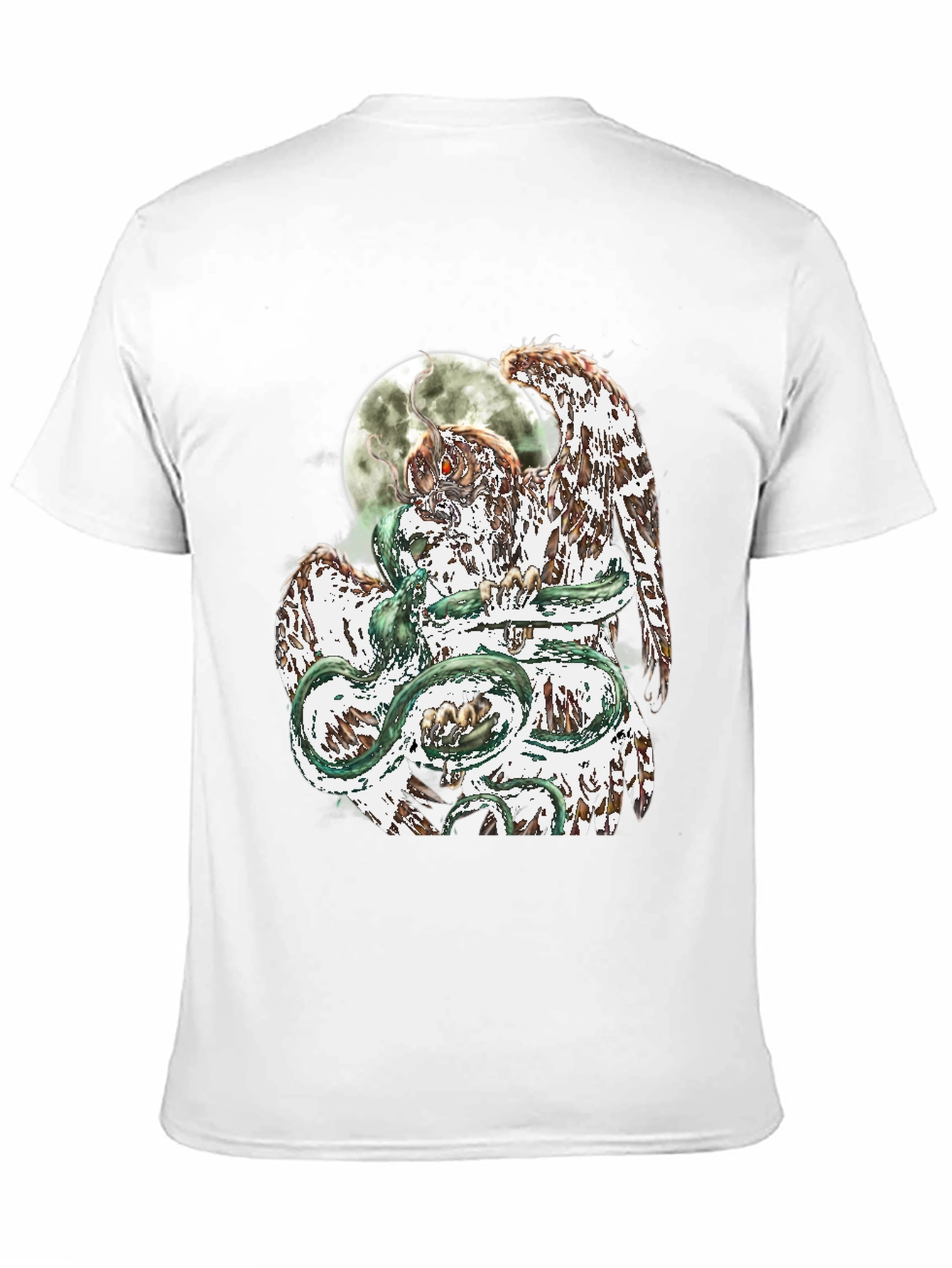Owl and Serpent Graphic Tee