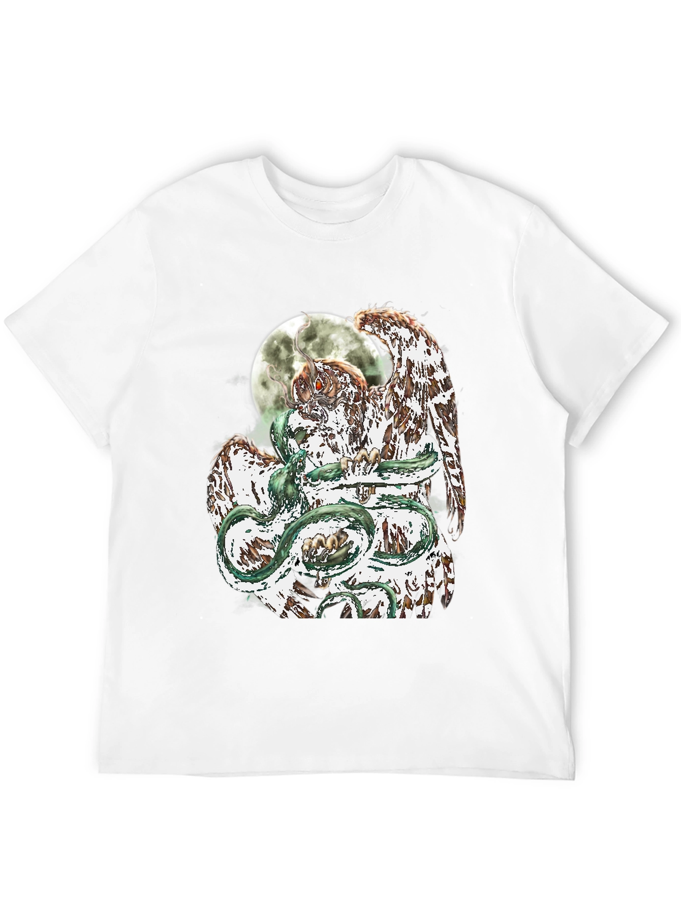Owl and Serpent Graphic Tee
