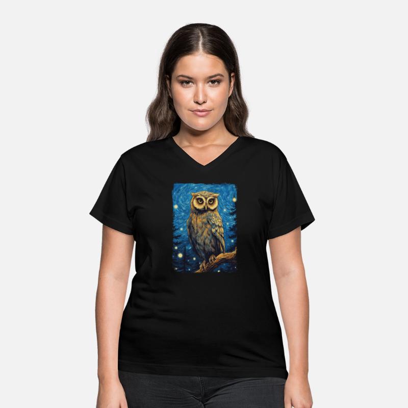 Owl Starry Night