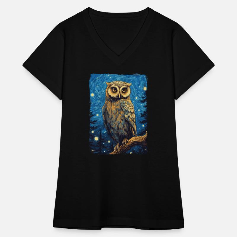 Owl Starry Night