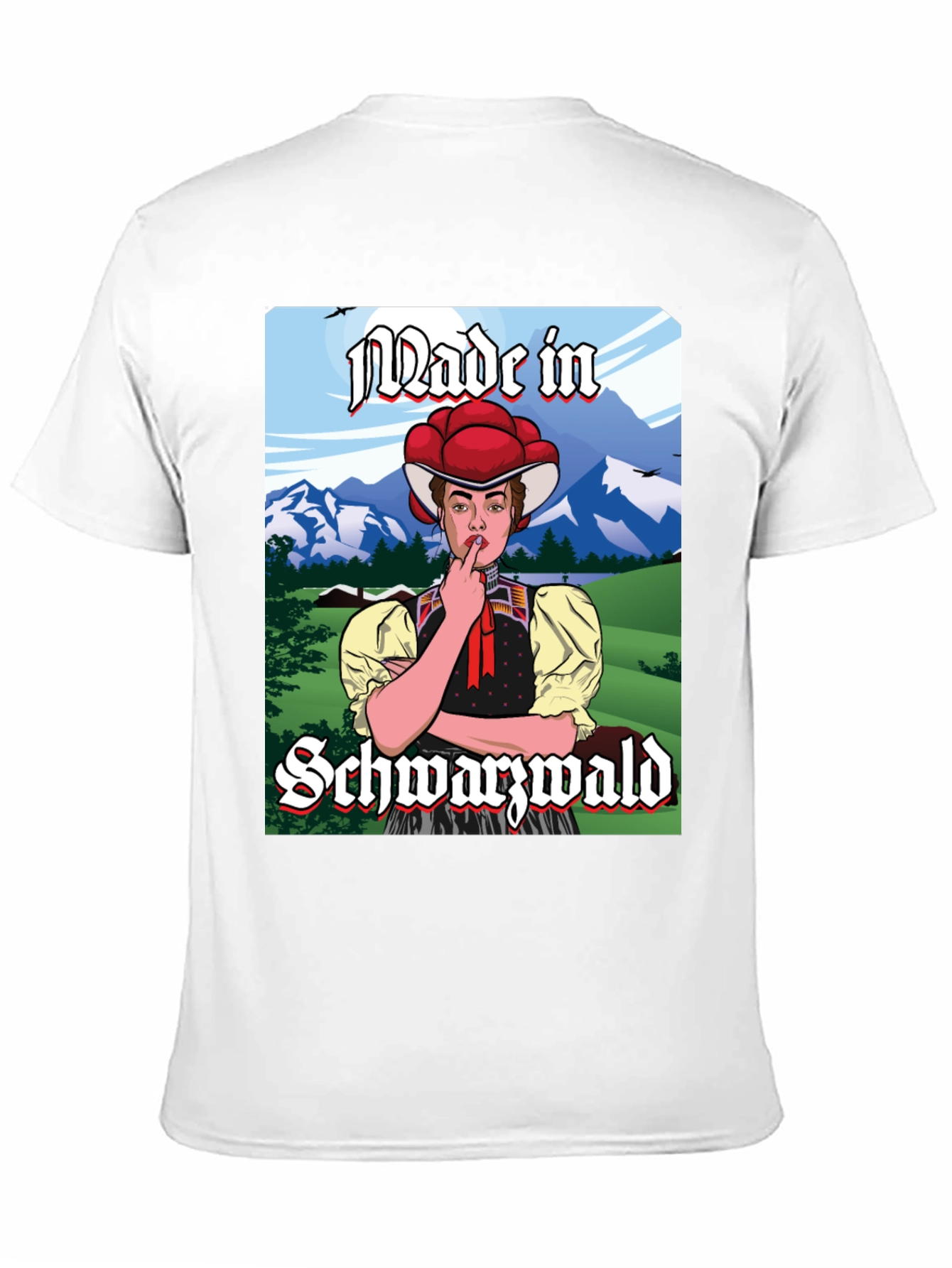 Made in Schwarzwald T-Shirt: Black Forest Souvenir Tee
