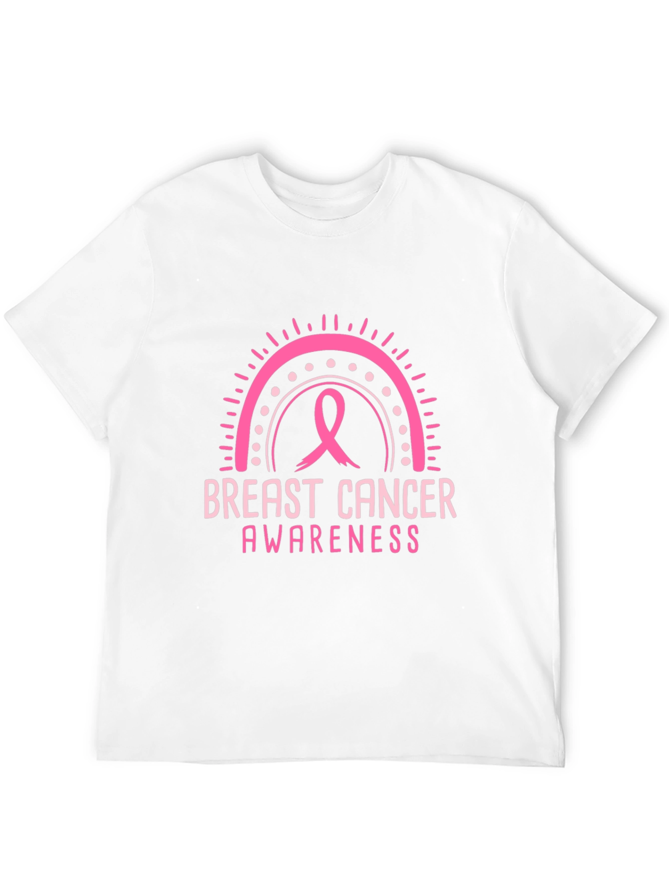 Breast Cancer Awareness Rainbow T-Shirt