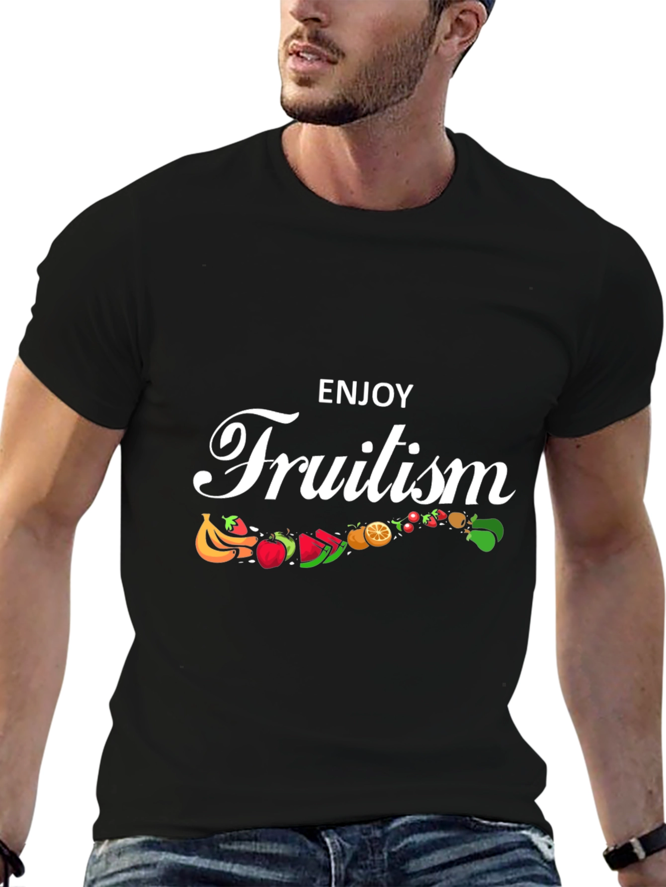 Enjoy Fruitism Graphic T-Shirt