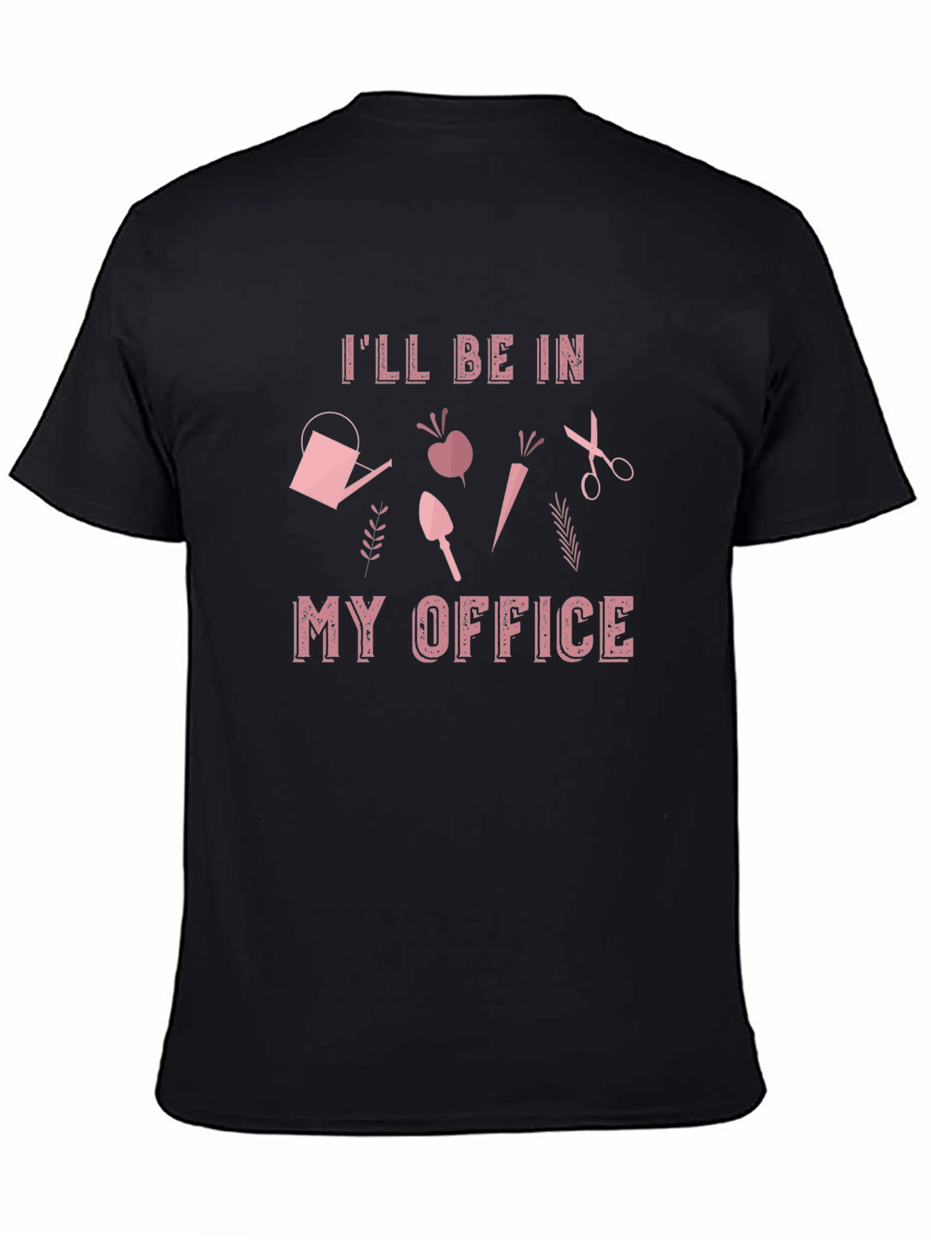 Gardeners Office T-Shirt - Black Cotton Tee
