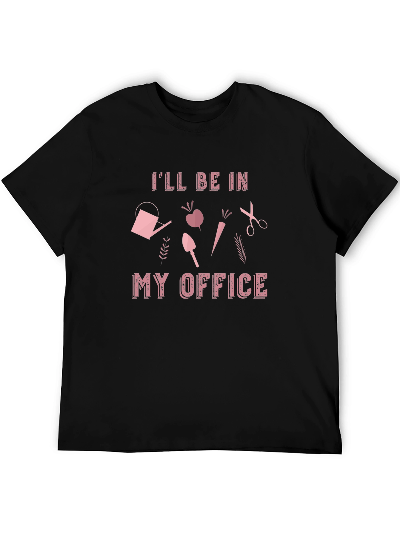 Gardeners Office T-Shirt - Black Cotton Tee