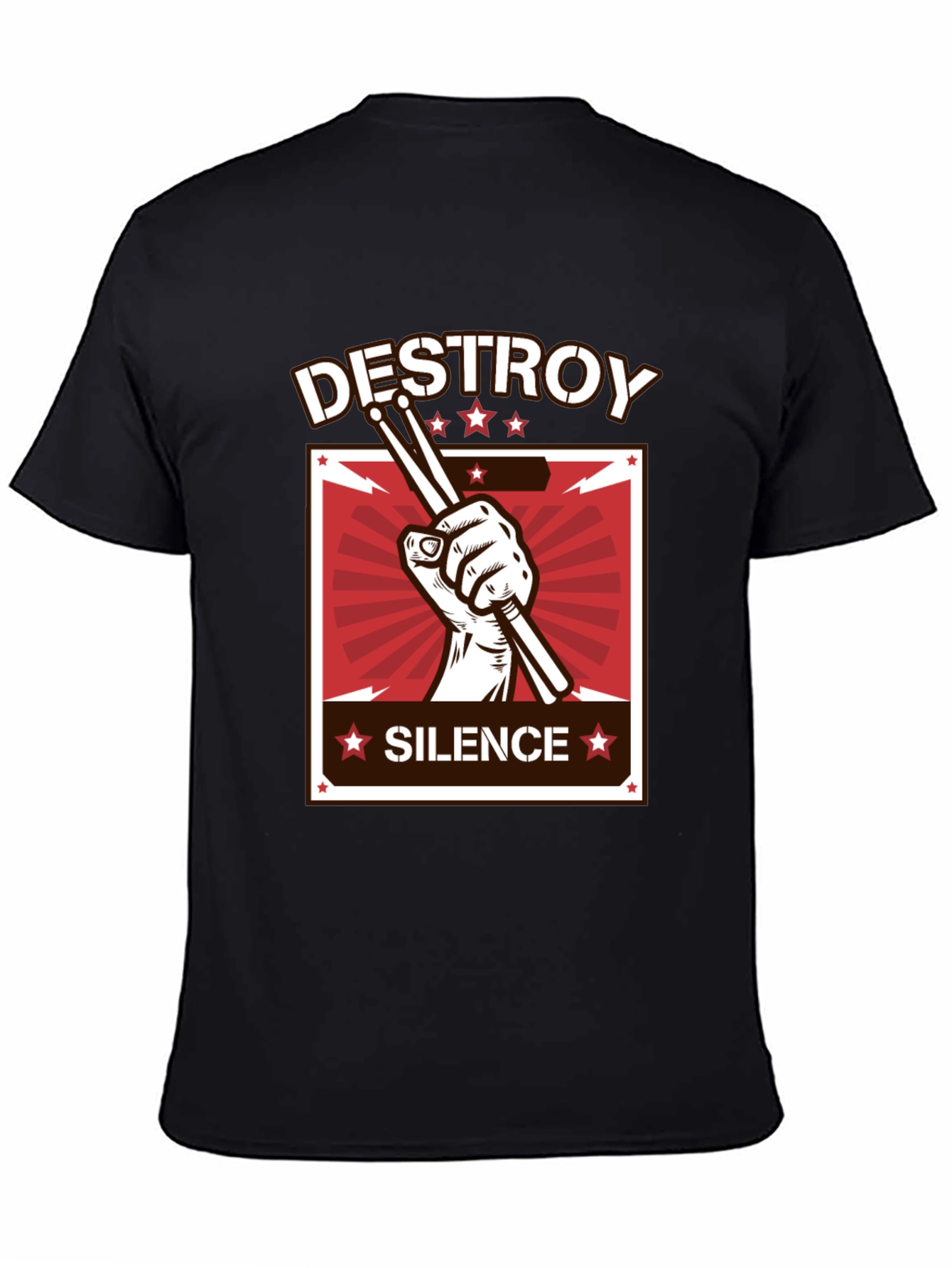 Destroy Silence Drummer T-Shirt
