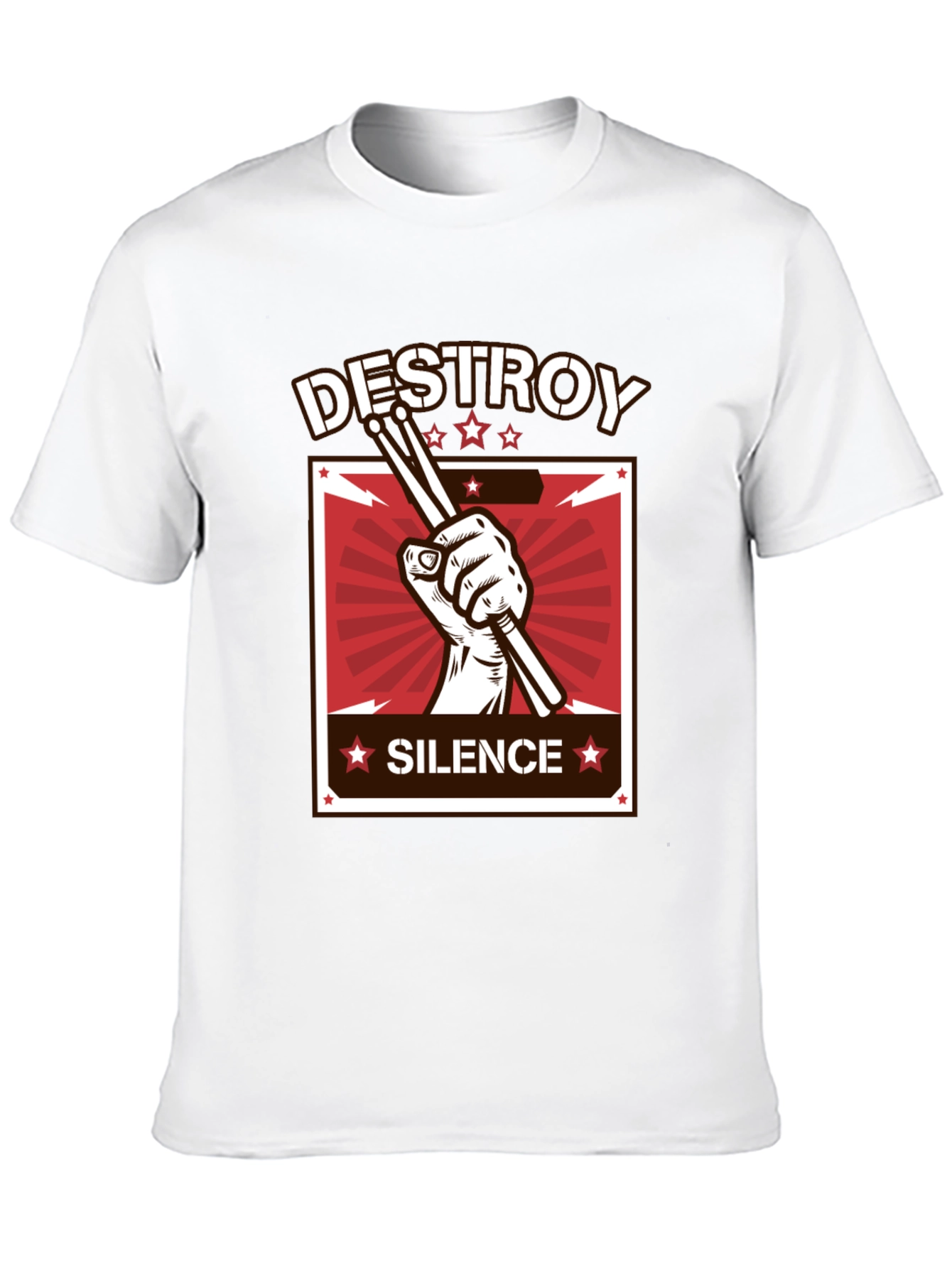 Destroy Silence Drummer T-Shirt