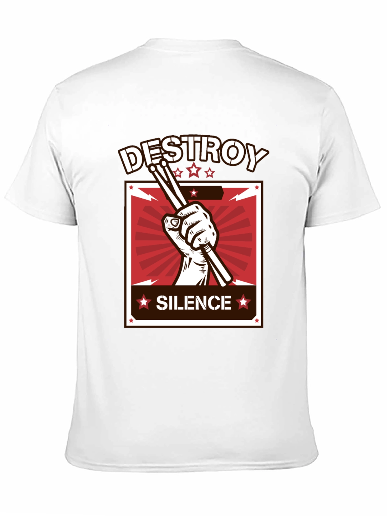 Destroy Silence Drummer T-Shirt