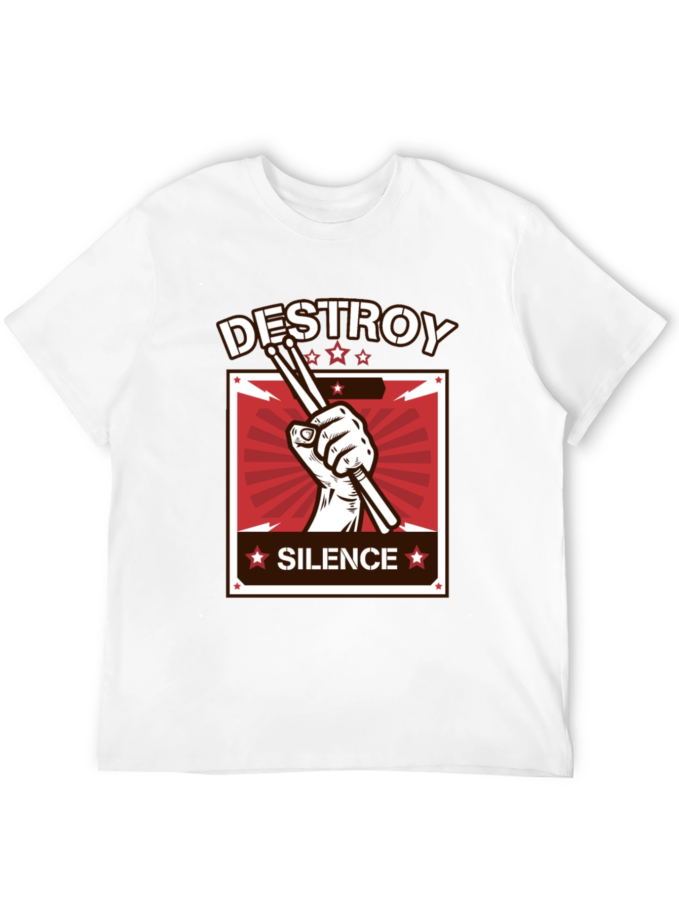 Destroy Silence Drummer T-Shirt