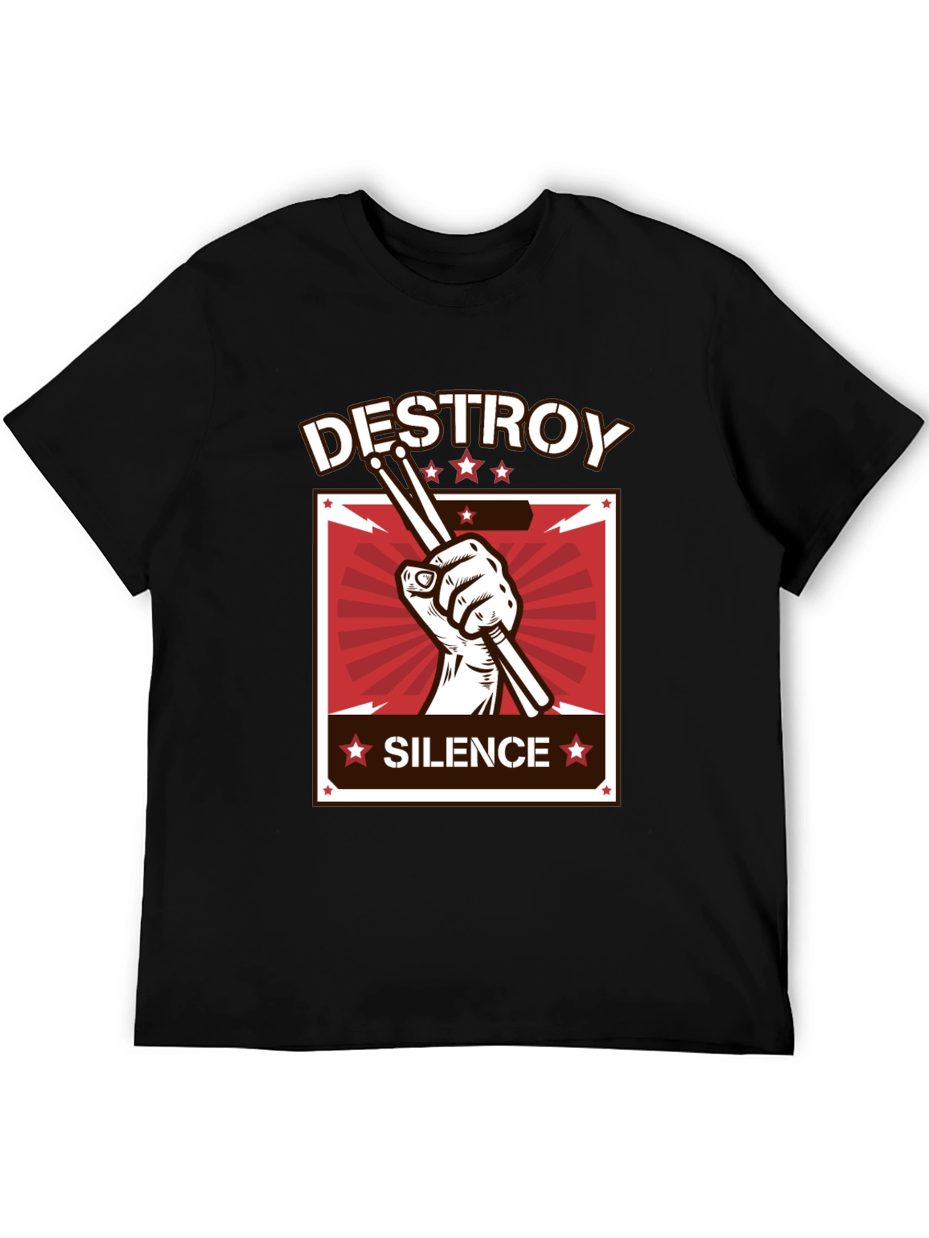 Destroy Silence Drummer T-Shirt