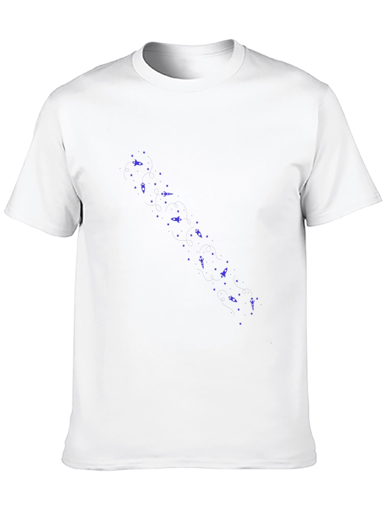 Black Rocket Ship T-Shirt