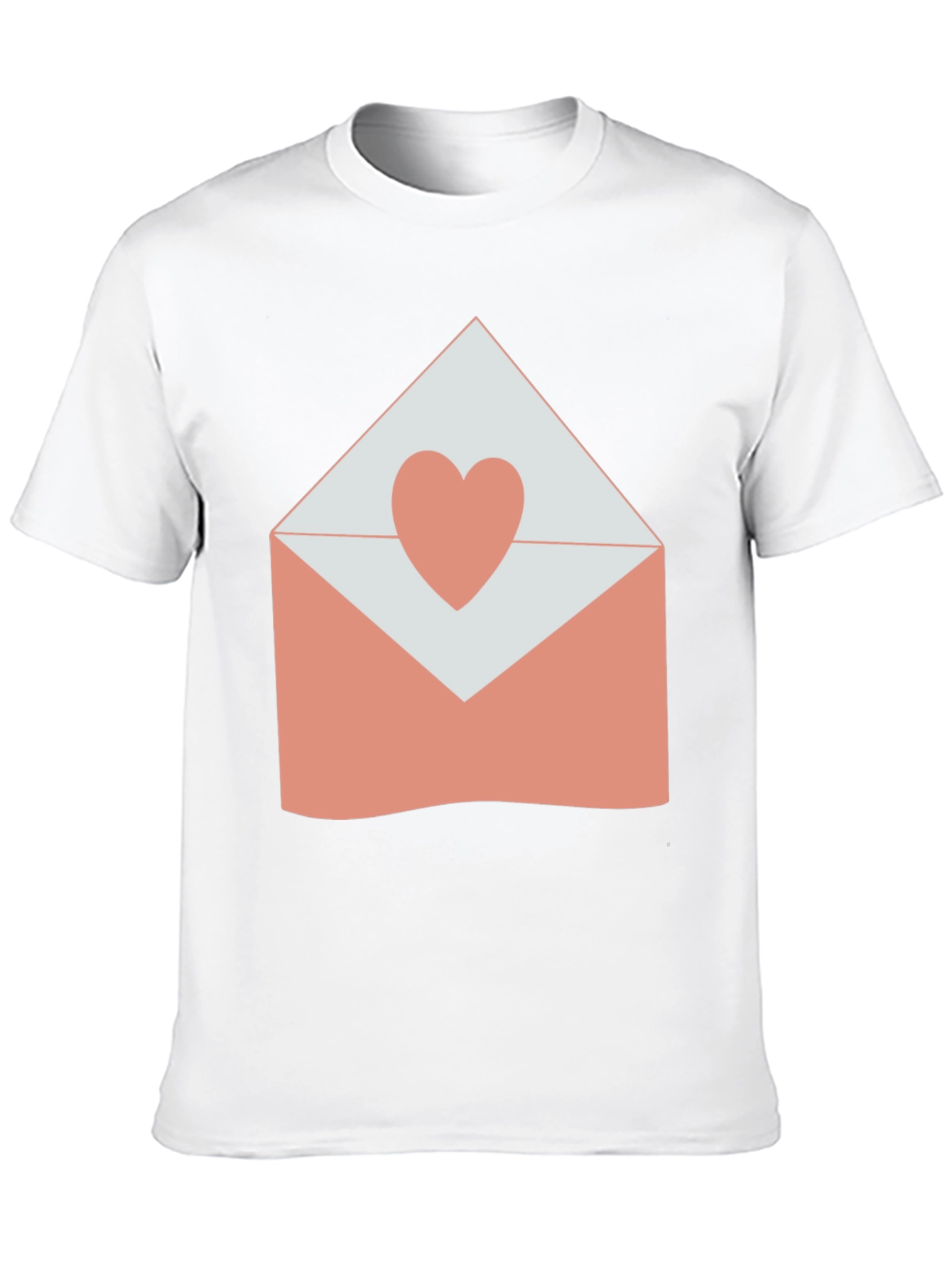 Heart Envelope Graphic T-Shirt - Love Letter Tee