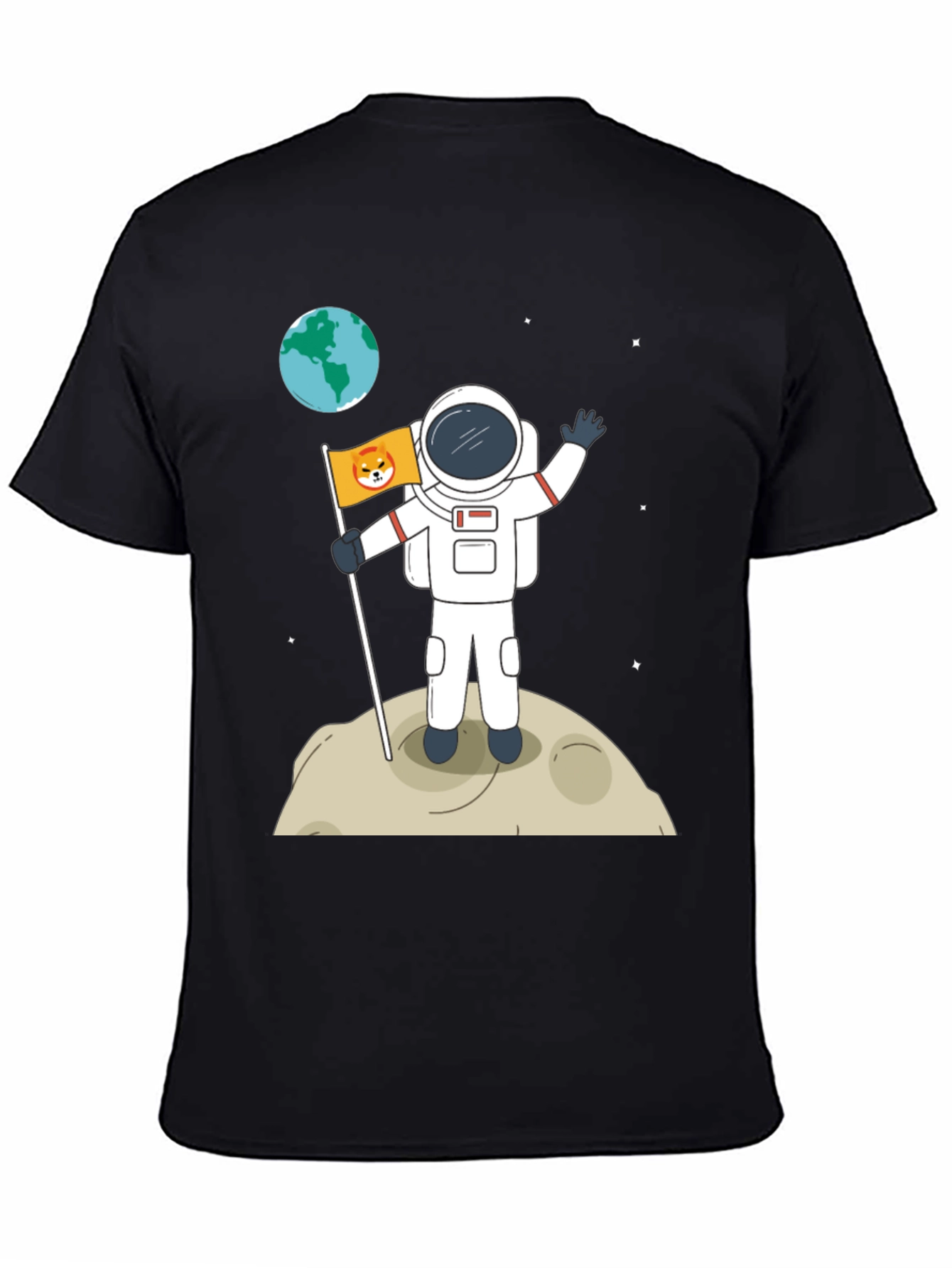 Astronaut Shiba Inu Dog T-Shirt
