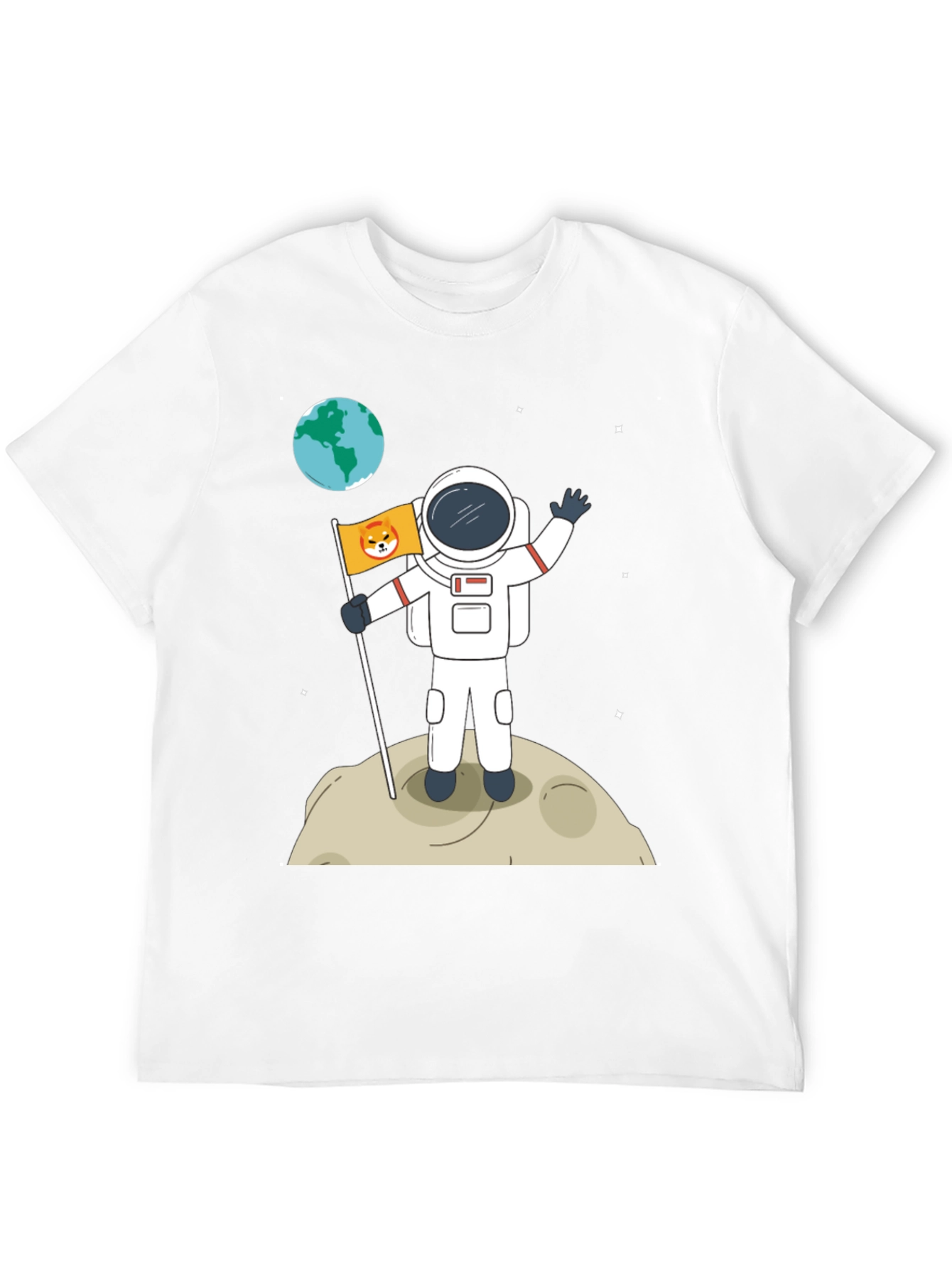 Astronaut Shiba Inu Dog T-Shirt