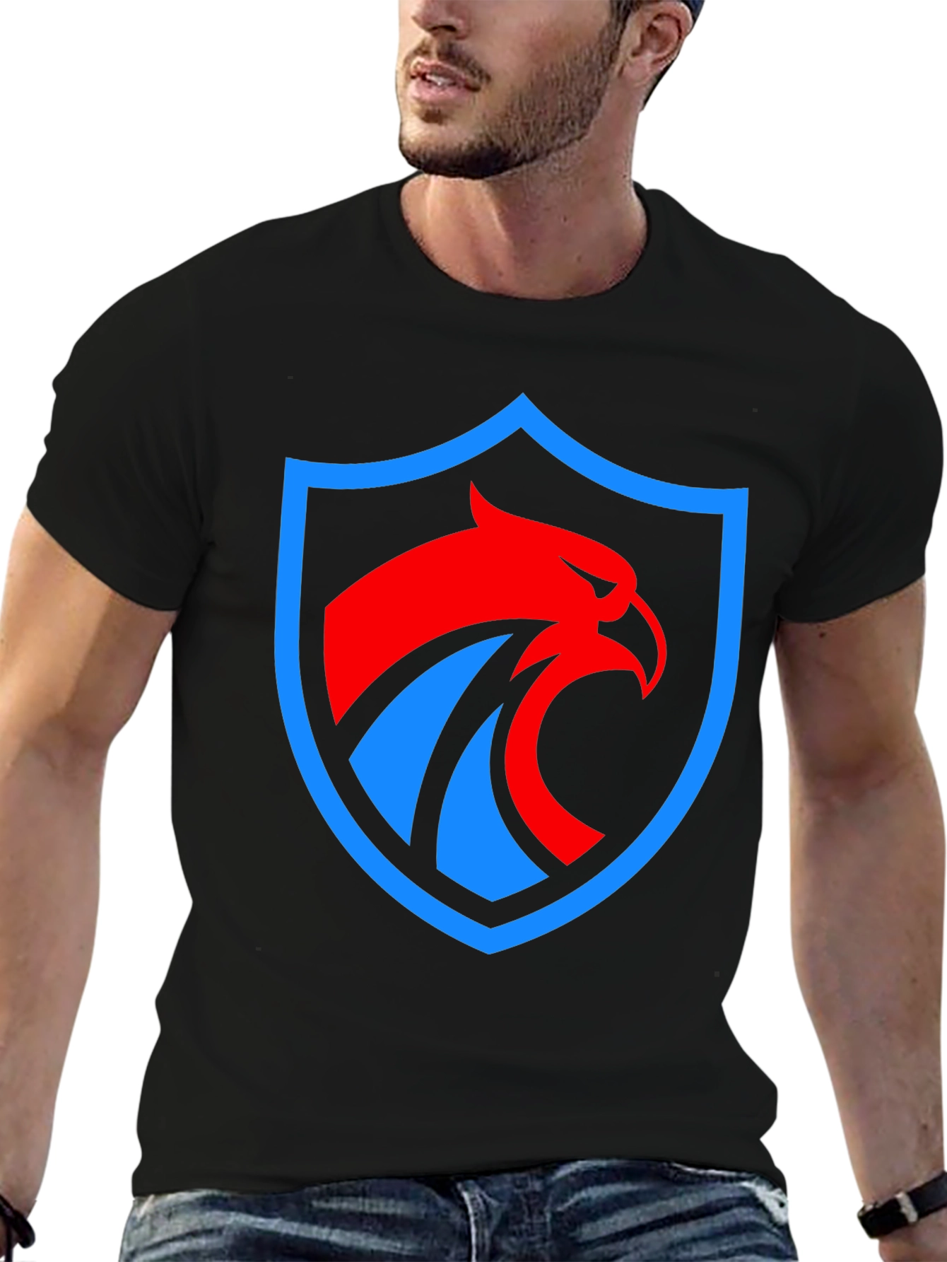 Eagle Crest Graphic Black T-Shirt