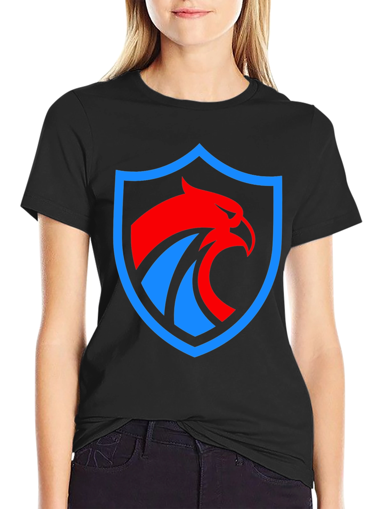 Eagle Crest Graphic Black T-Shirt