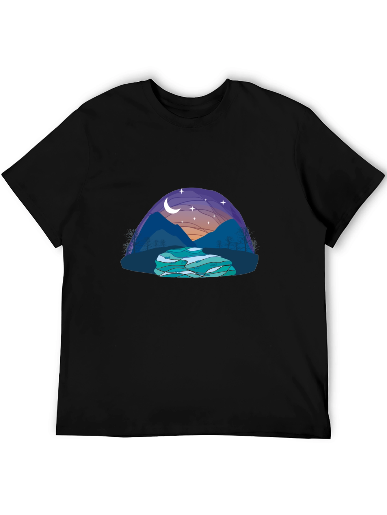 Nature Scene Graphic T-Shirt