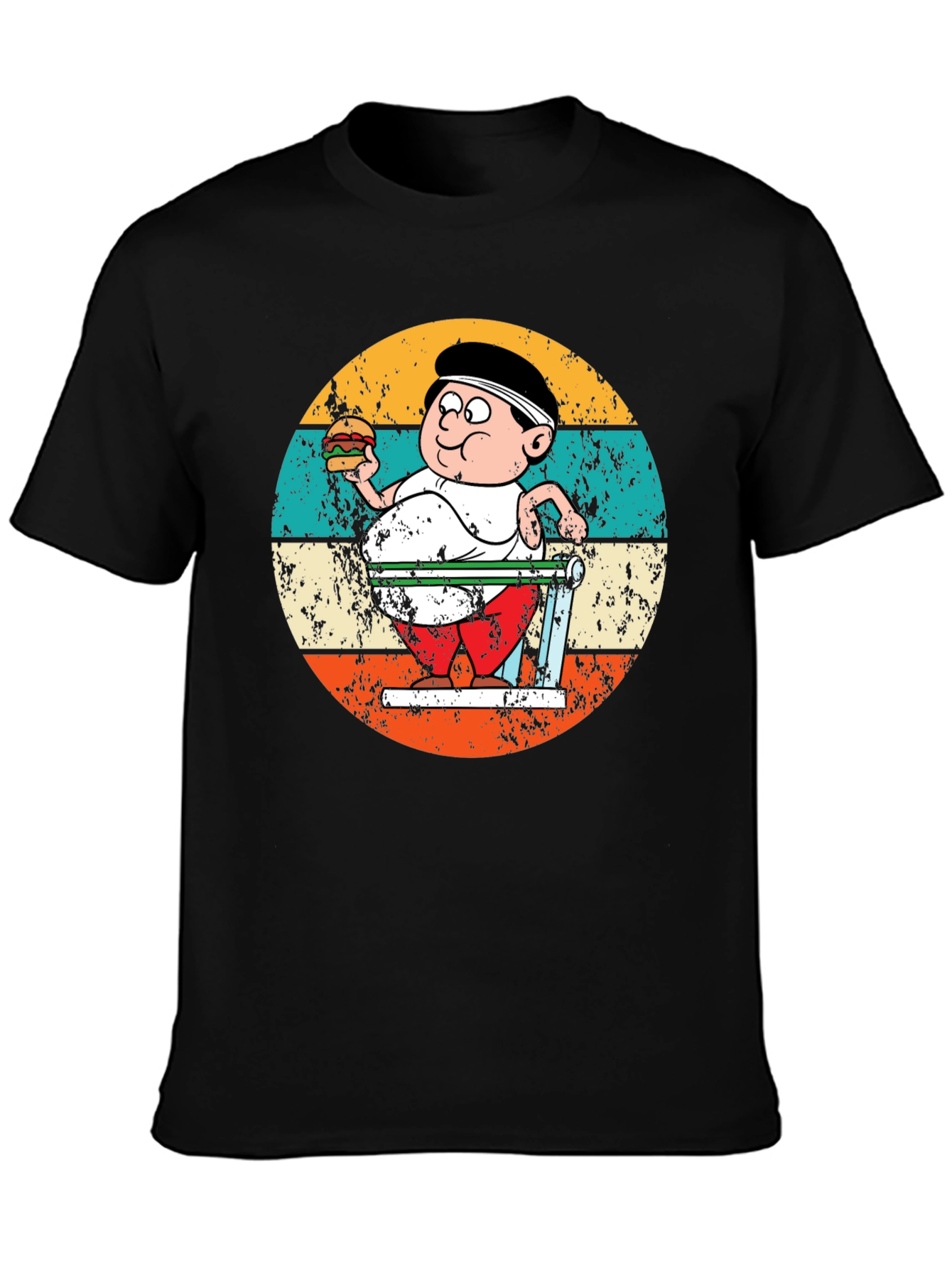 Retro Cartoon Workout T-Shirt