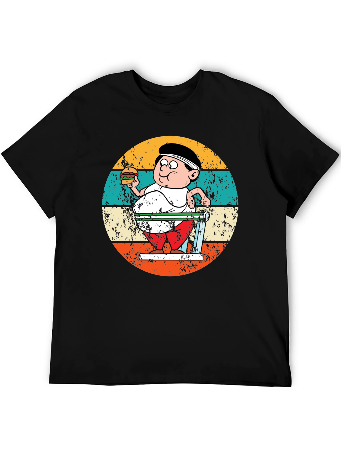 Retro Cartoon Workout T-Shirt