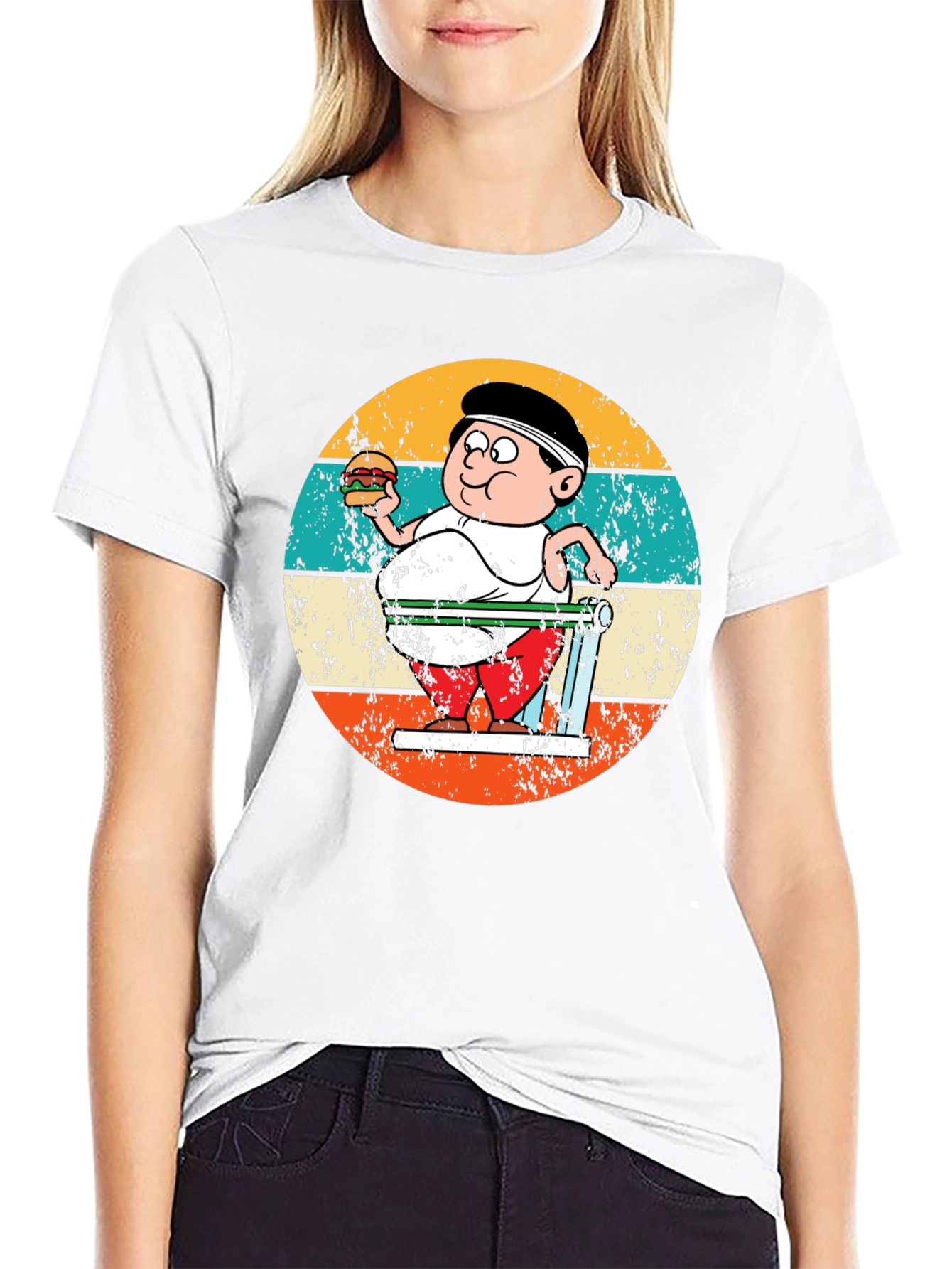 Retro Cartoon Workout T-Shirt