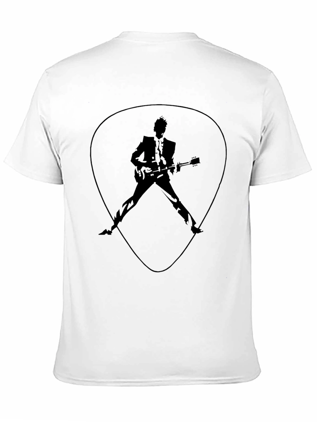 Guitar Man Graphic Tee - Rock and Roll Style