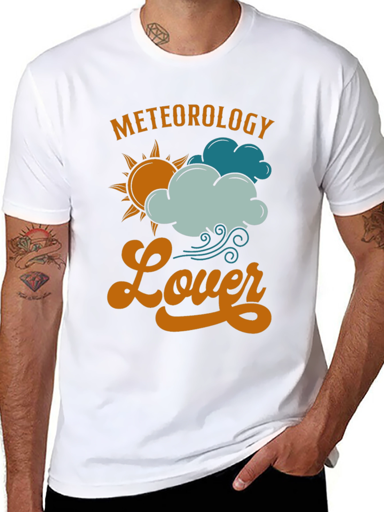 Meteorology Lover Graphic T-Shirt Weather Fan Tee