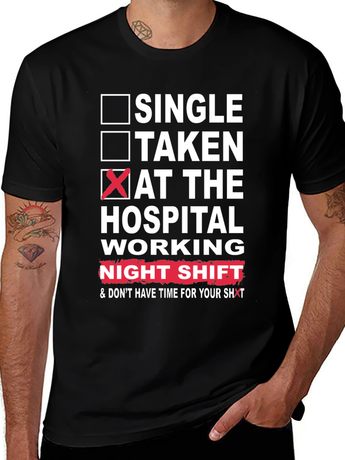 Hospital Night Shift Graphic Tee
