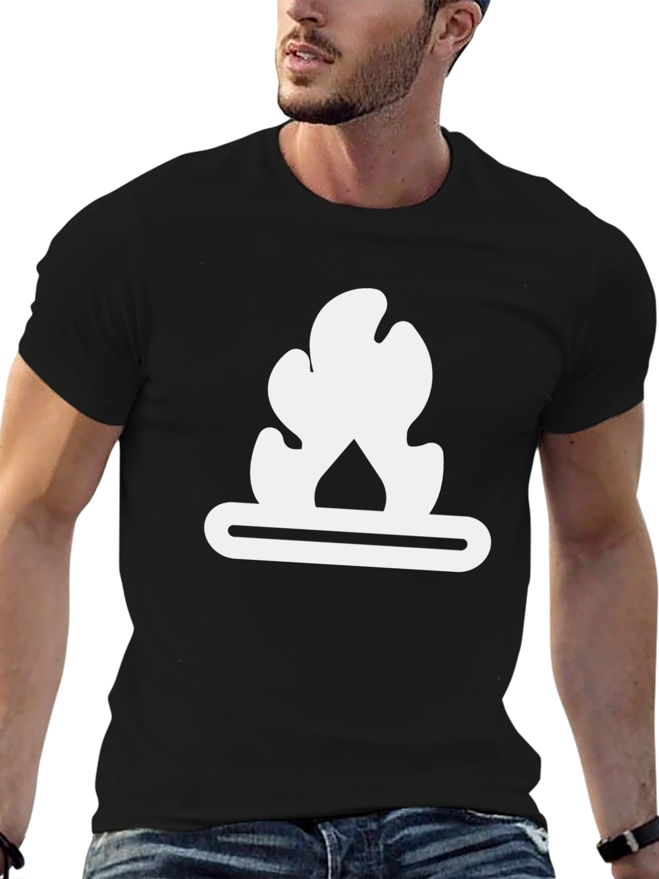 Campfire Graphic Tee - Soft Cotton Blend