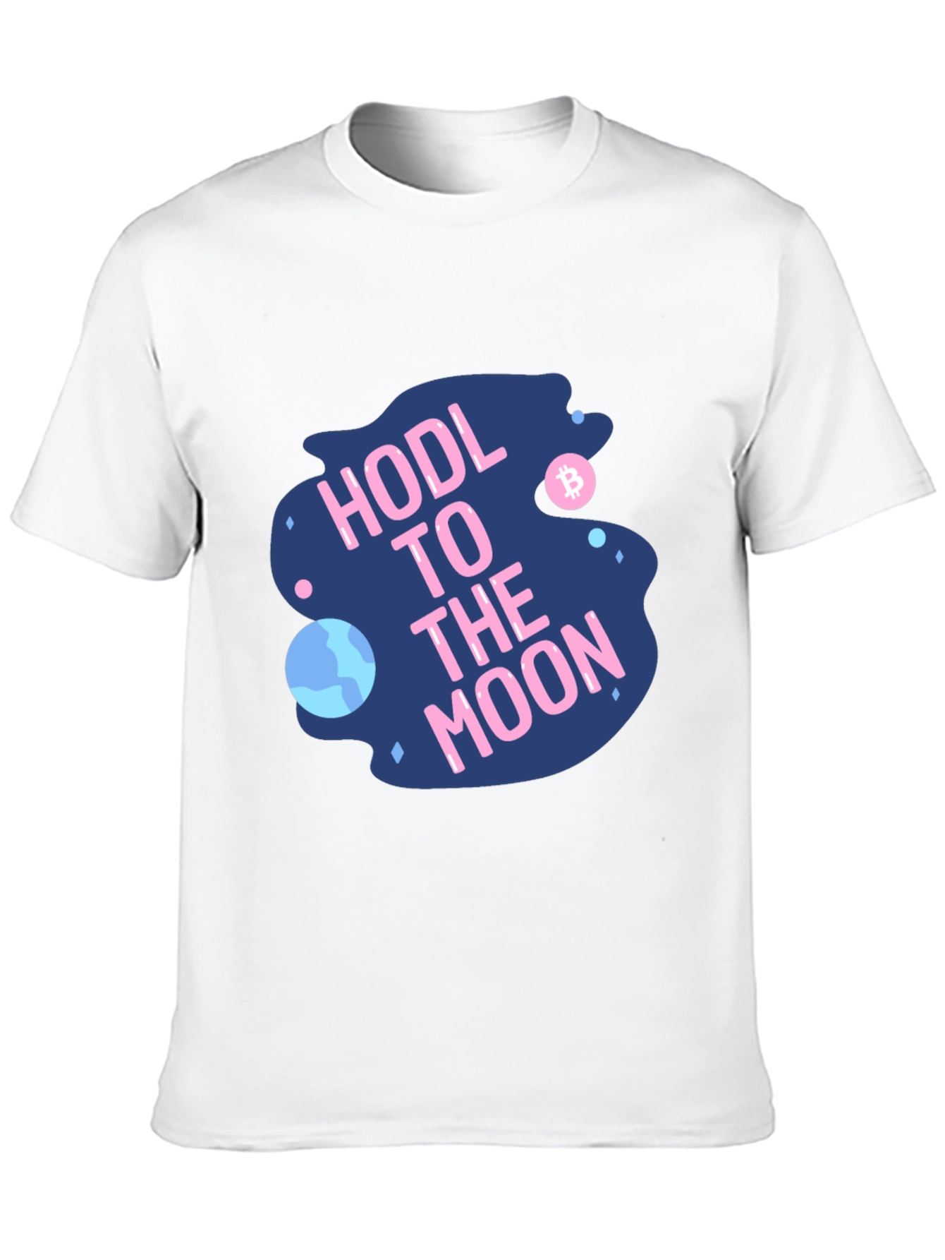 HODL to the Moon Black Graphic Tee