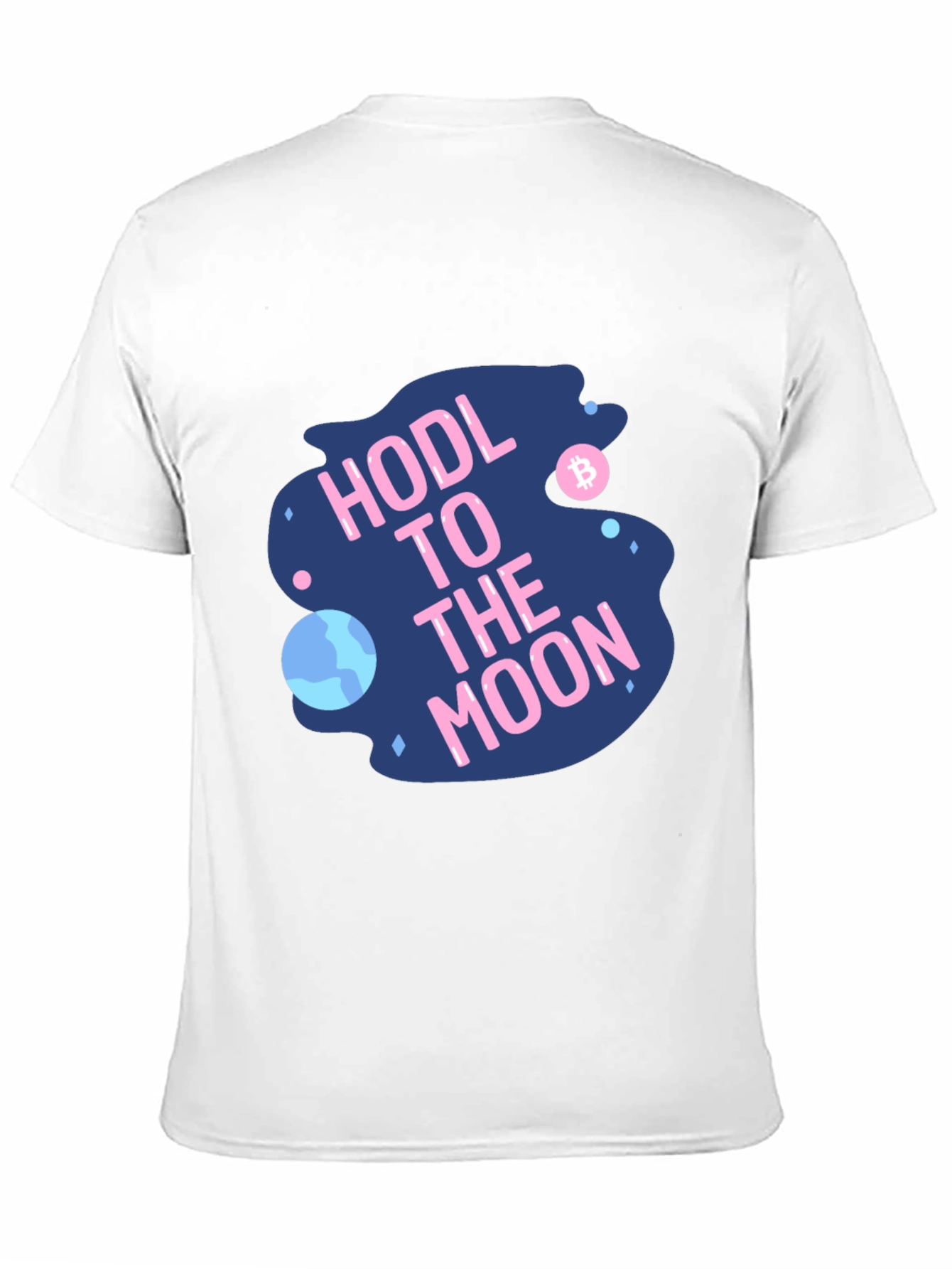 HODL to the Moon Black Graphic Tee