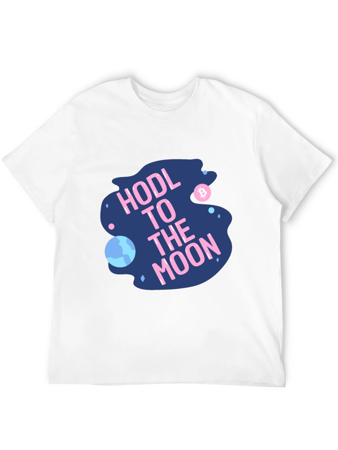 HODL to the Moon Black Graphic Tee