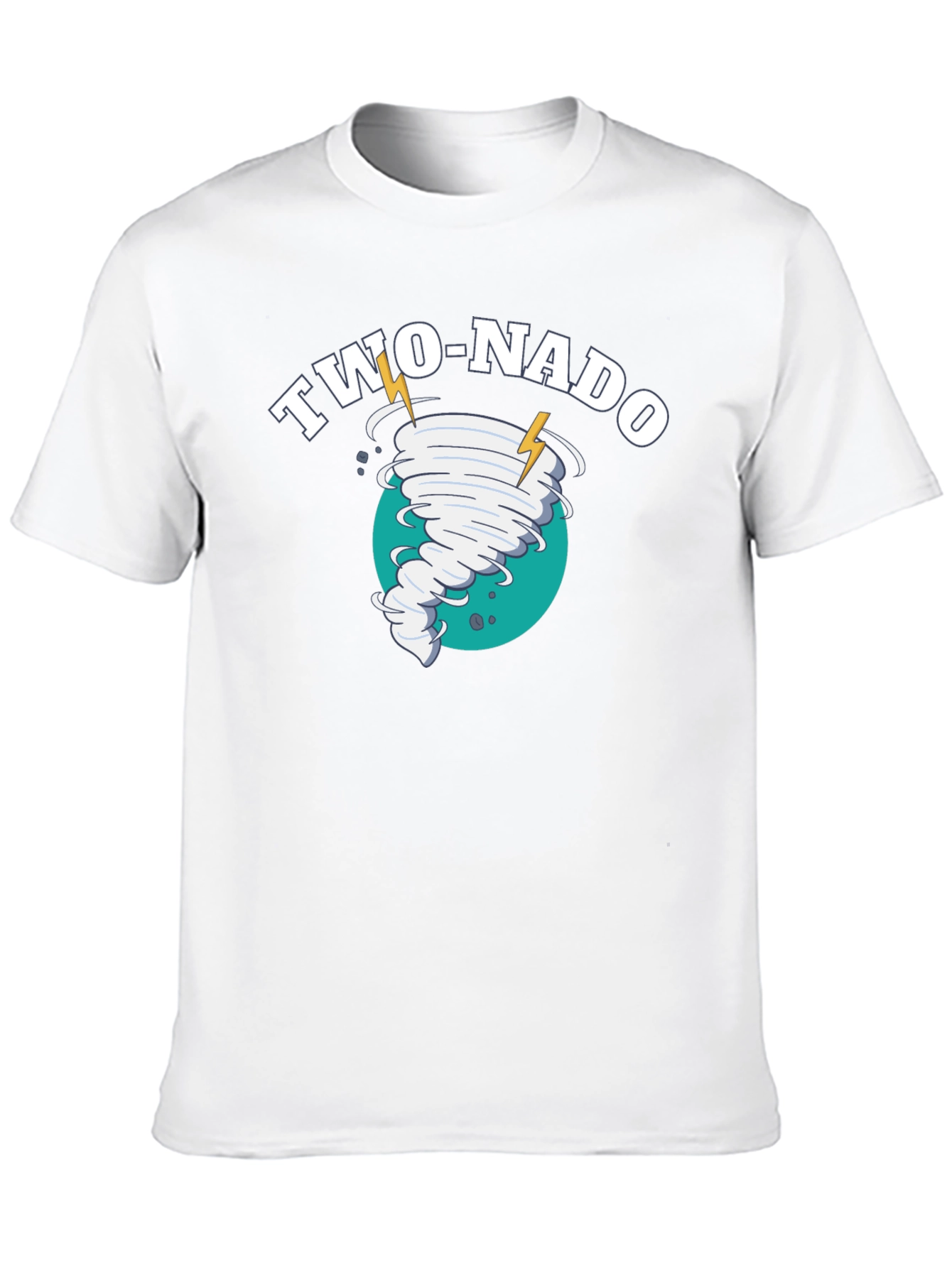 Two-Nado Black Graphic T-Shirt