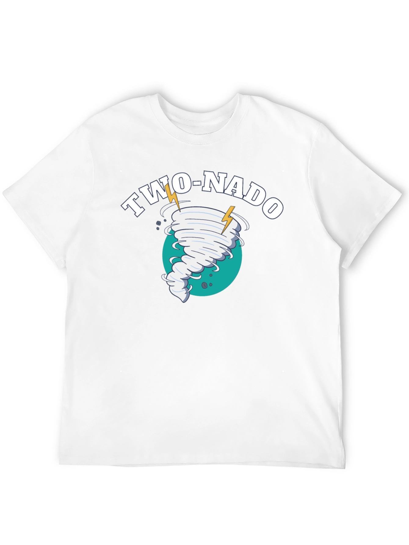 Two-Nado Black Graphic T-Shirt