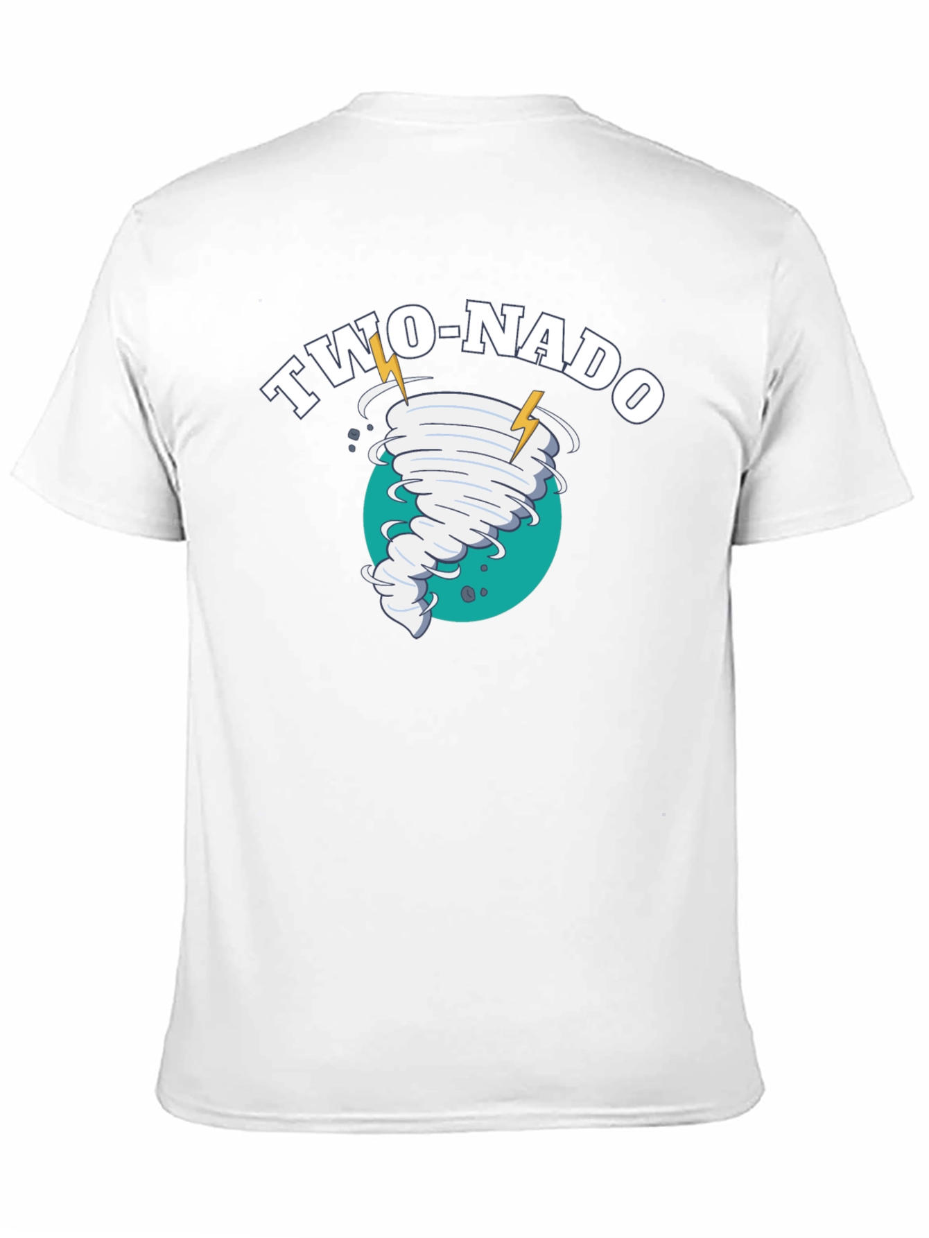 Two-Nado Black Graphic T-Shirt