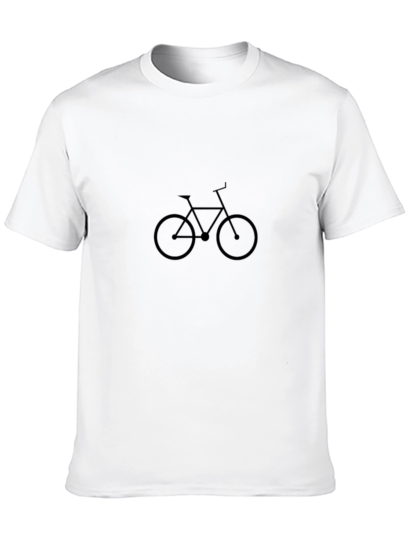 Black Bicycle Graphic Tee - Casual & Stylish