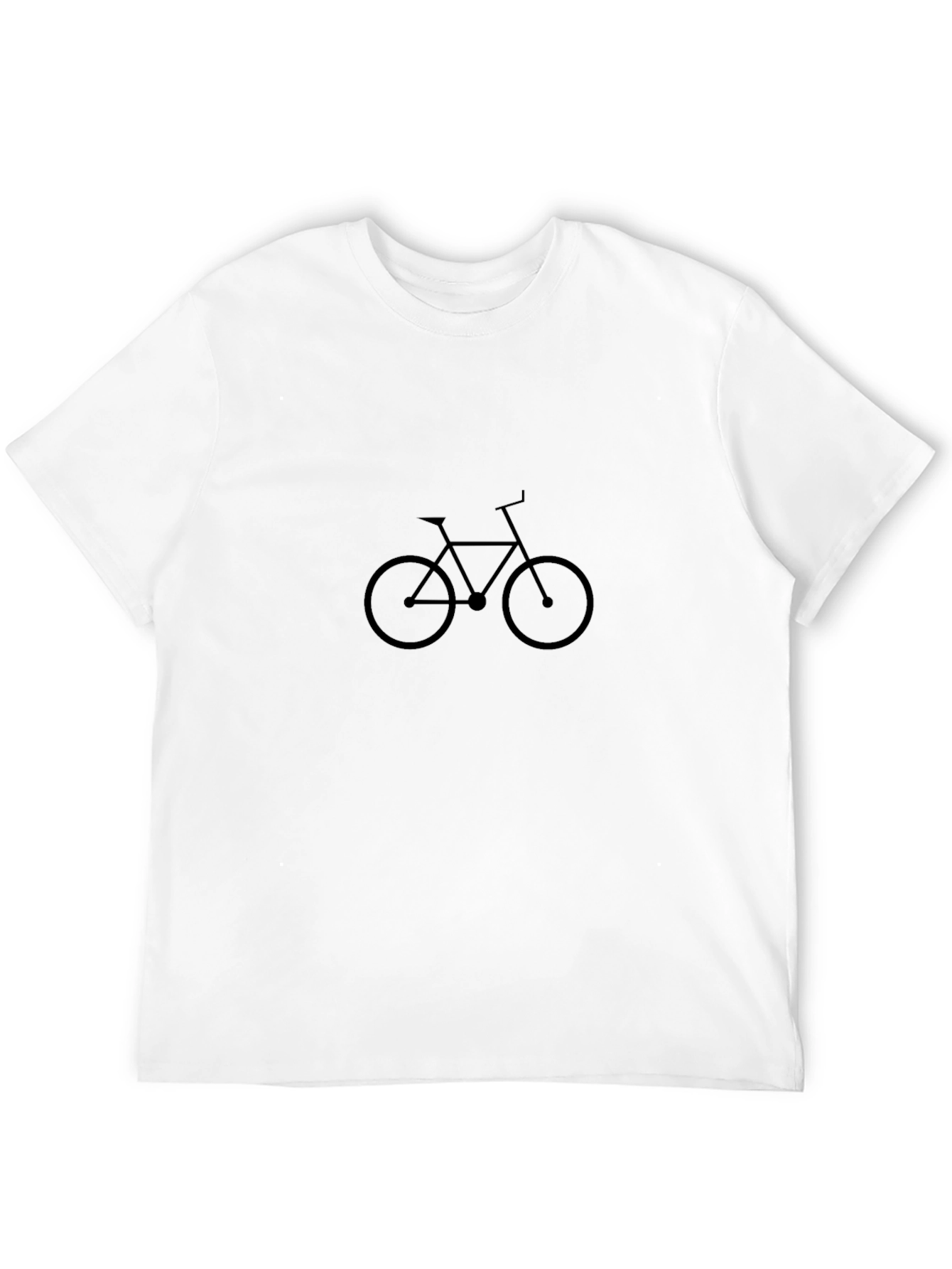 Black Bicycle Graphic Tee - Casual & Stylish