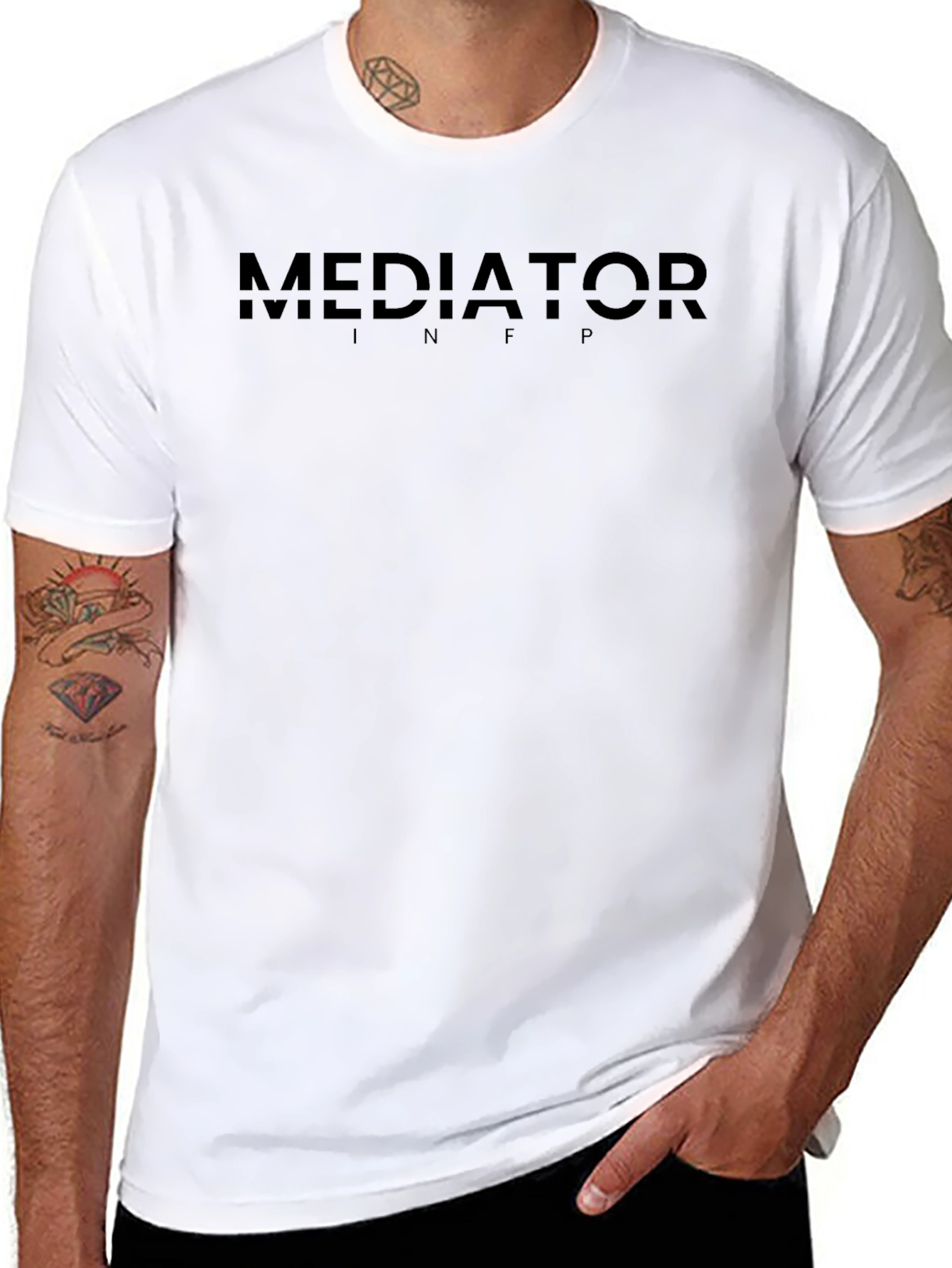 Mediator INFP T-Shirt - Black Graphic Tee