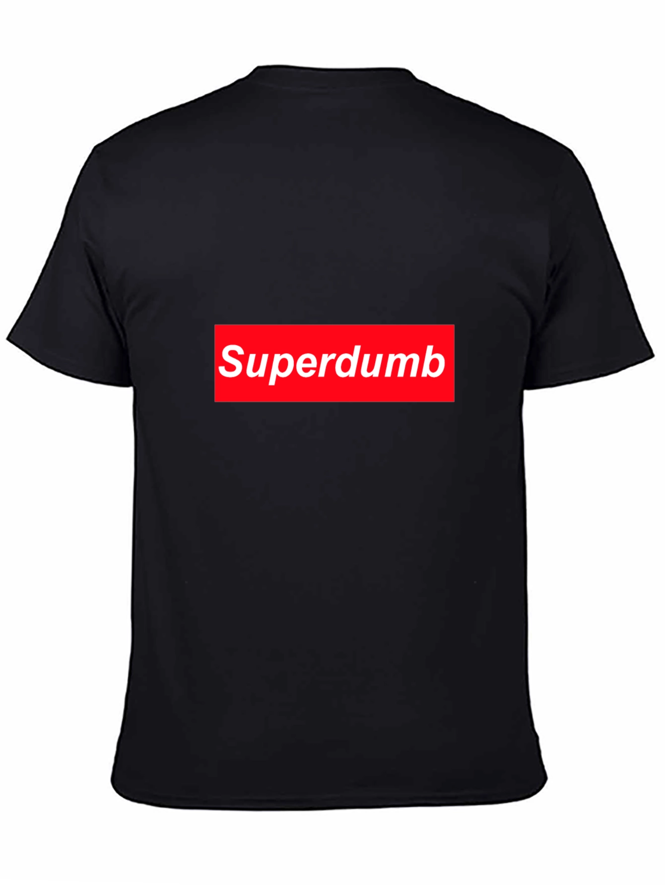 Superdumb Box Logo T-Shirt - Black Graphic Tee