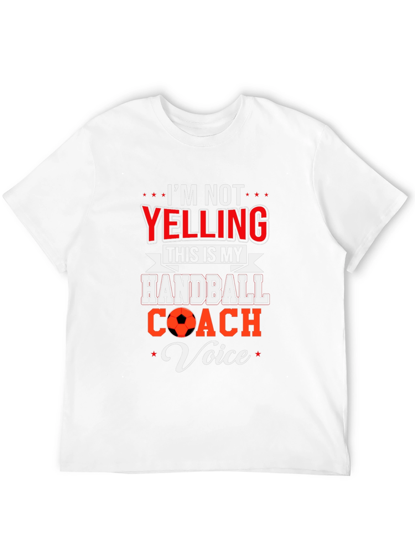 Handball Coach T-Shirt - Funny Coach Voice Tee