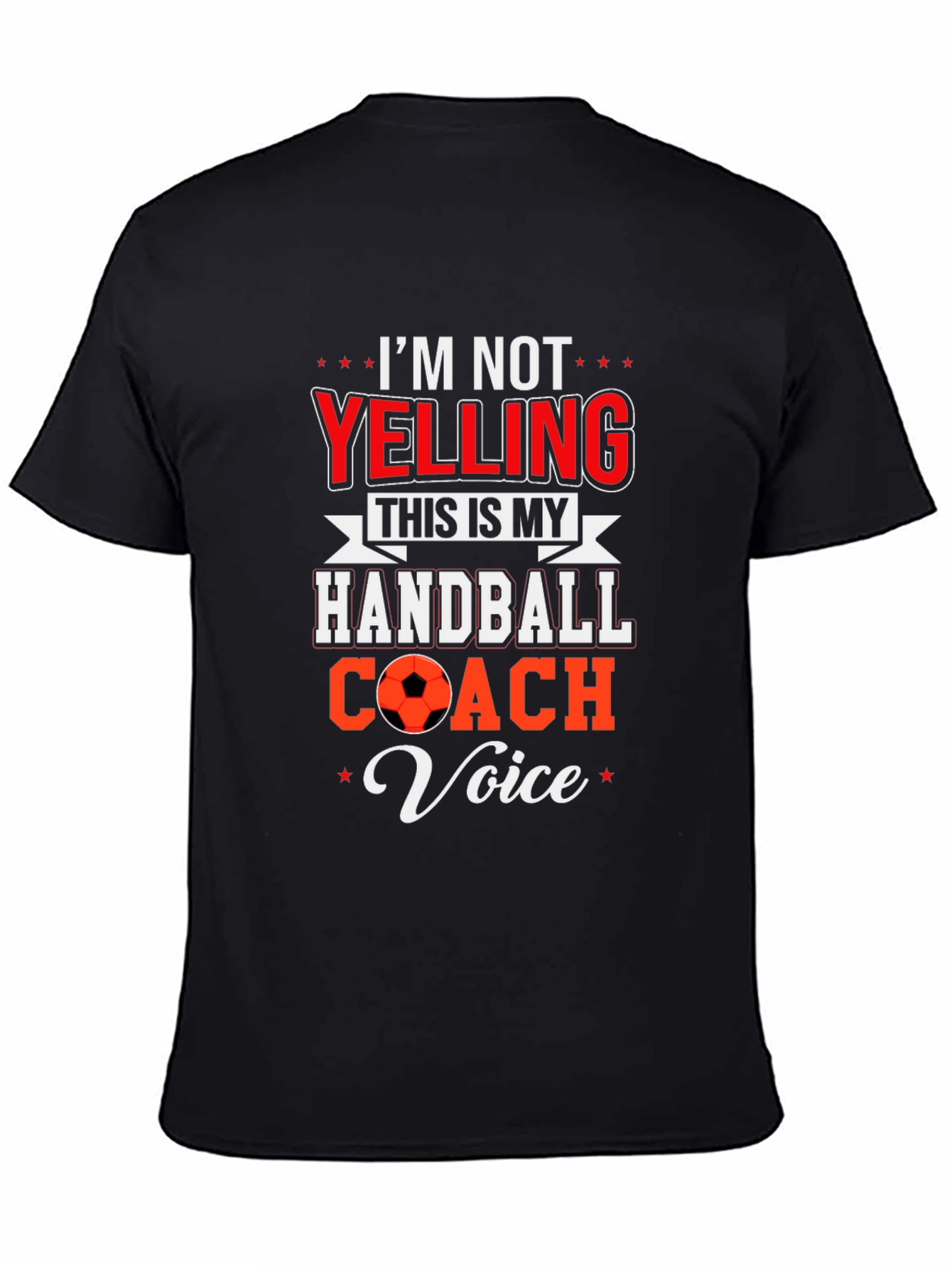Handball Coach T-Shirt - Funny Coach Voice Tee