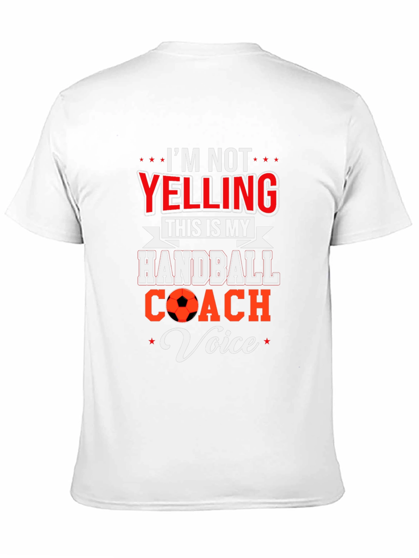 Handball Coach T-Shirt - Funny Coach Voice Tee