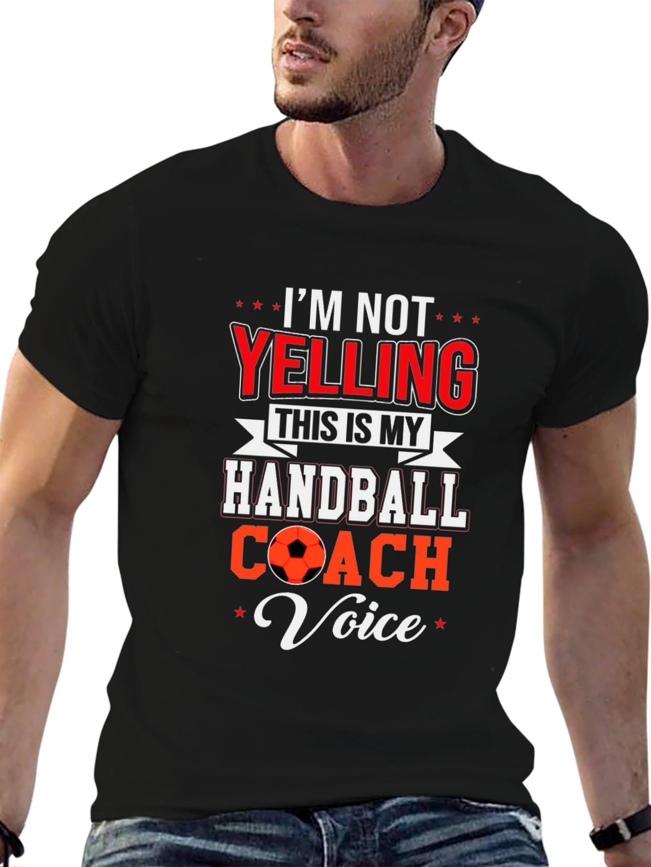 Handball Coach T-Shirt - Funny Coach Voice Tee