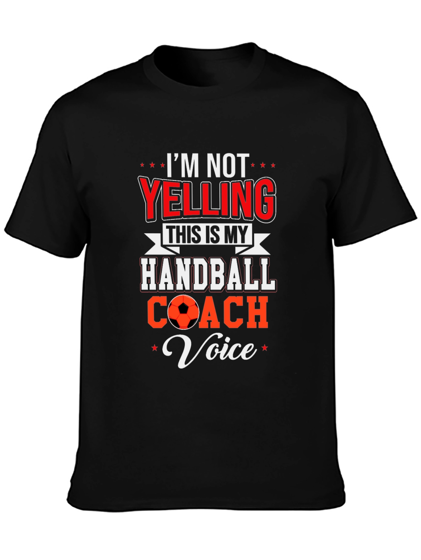 Handball Coach T-Shirt - Funny Coach Voice Tee