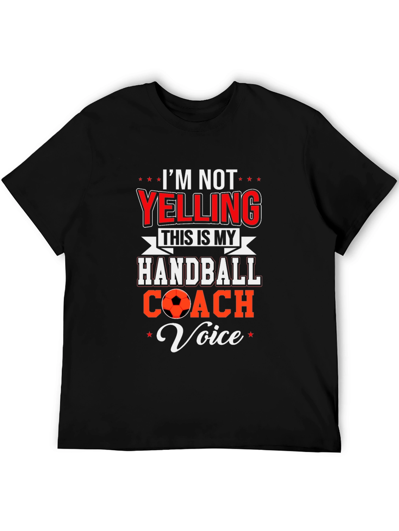Handball Coach T-Shirt - Funny Coach Voice Tee