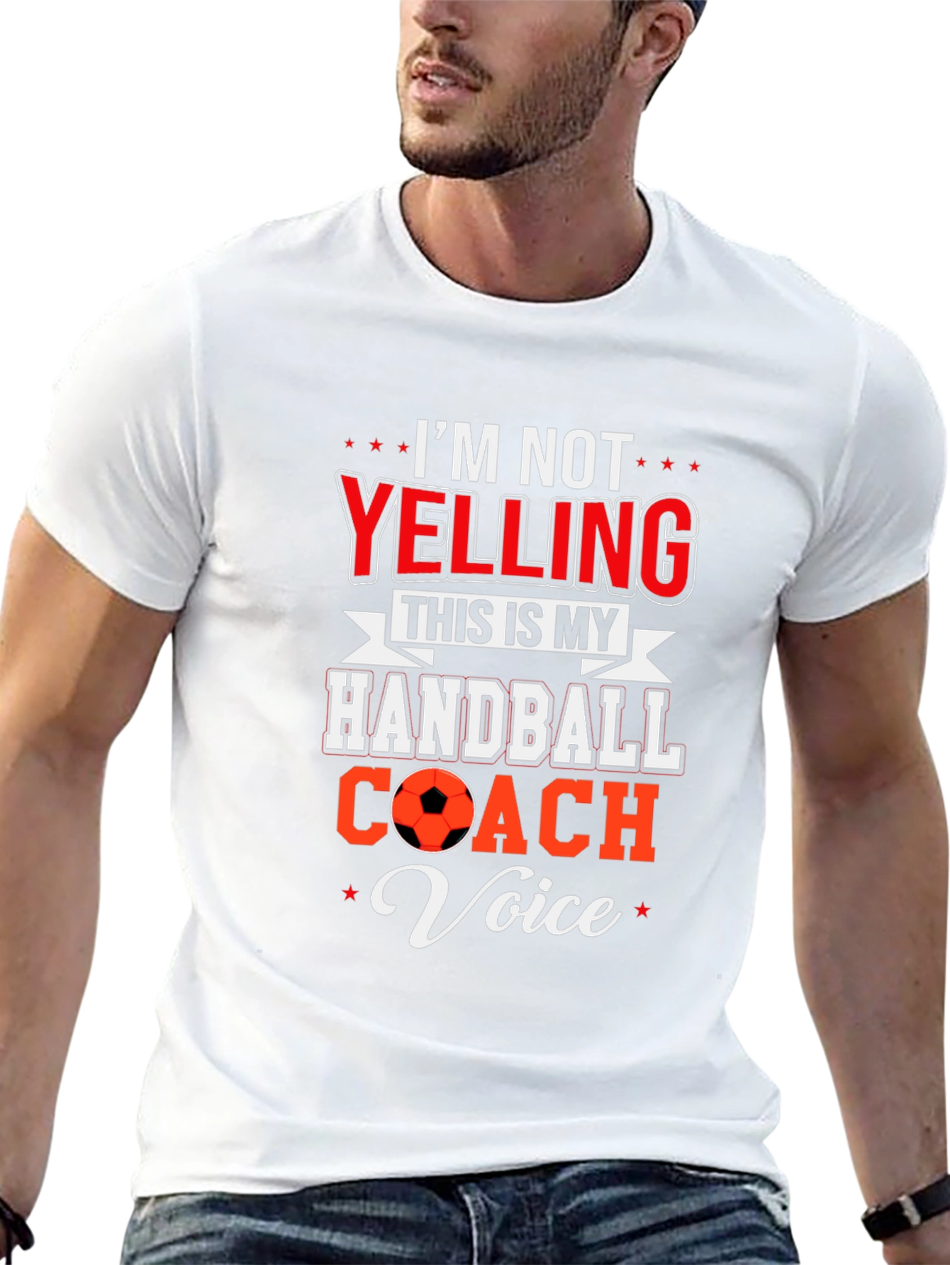 Handball Coach T-Shirt - Funny Coach Voice Tee