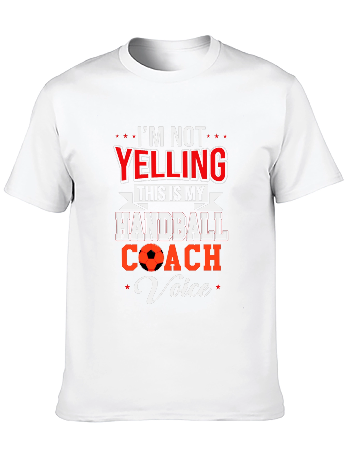 Handball Coach T-Shirt - Funny Coach Voice Tee