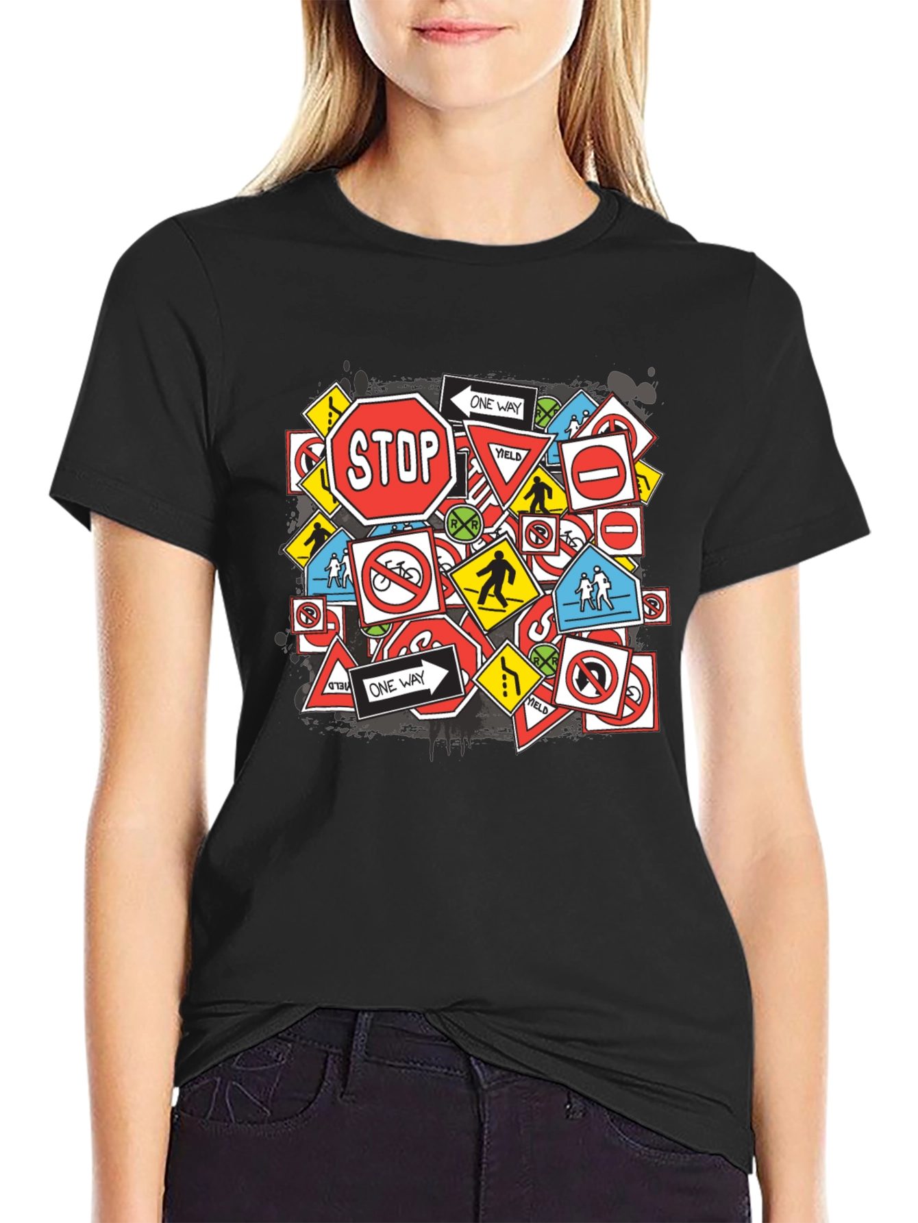 Traffic Sign T-Shirt - Unique Design