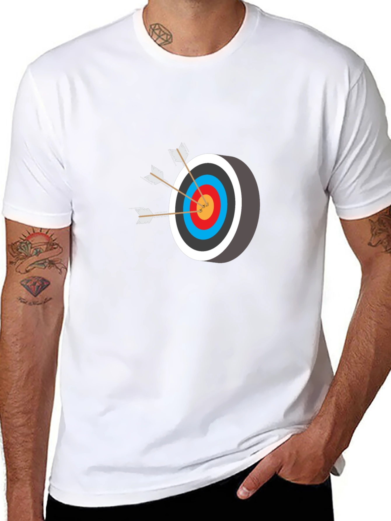 Archery Target T-Shirt - Bullseye Graphic Tee
