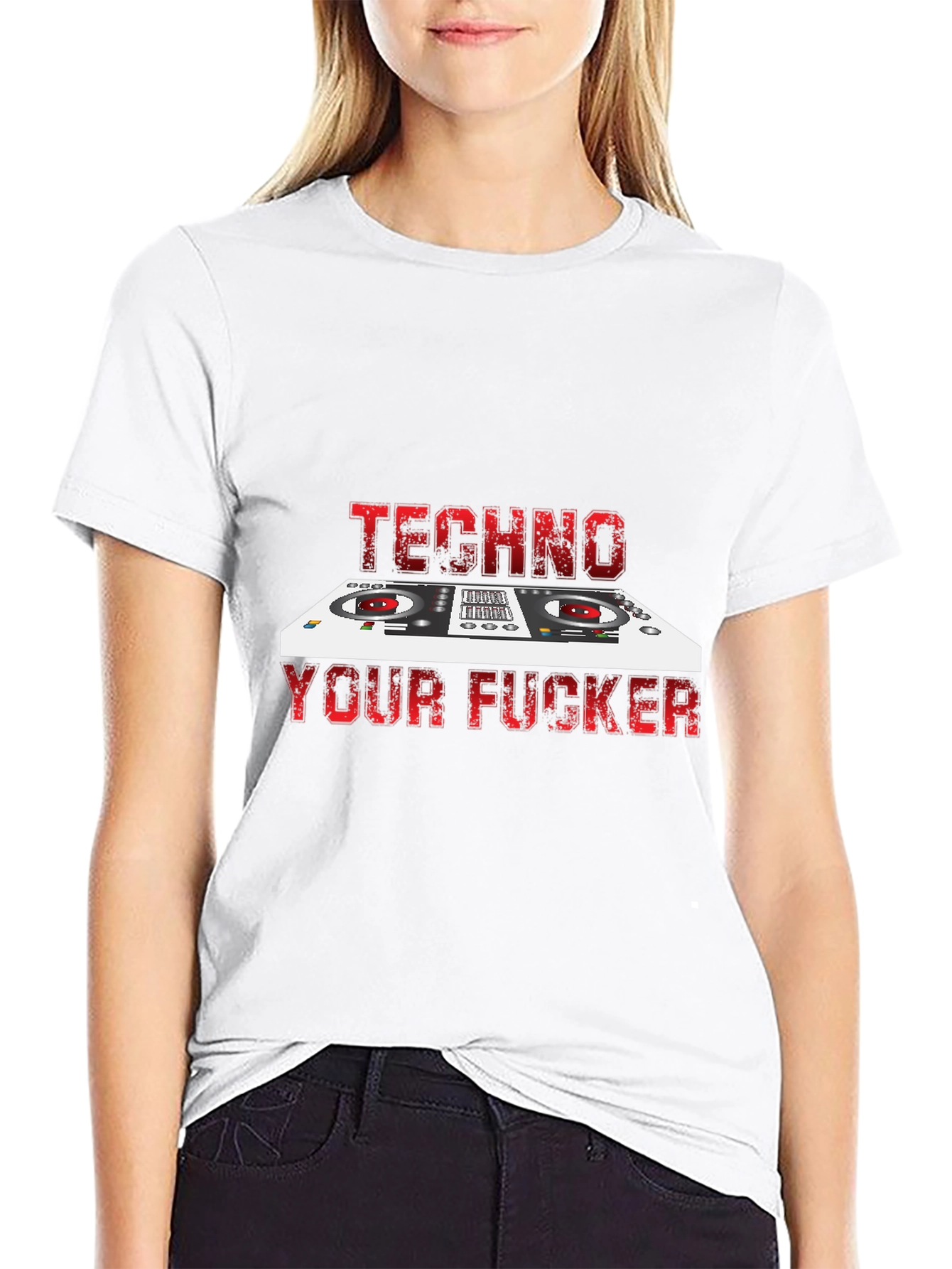 Techno Your F*cker T-Shirt - DJ Style