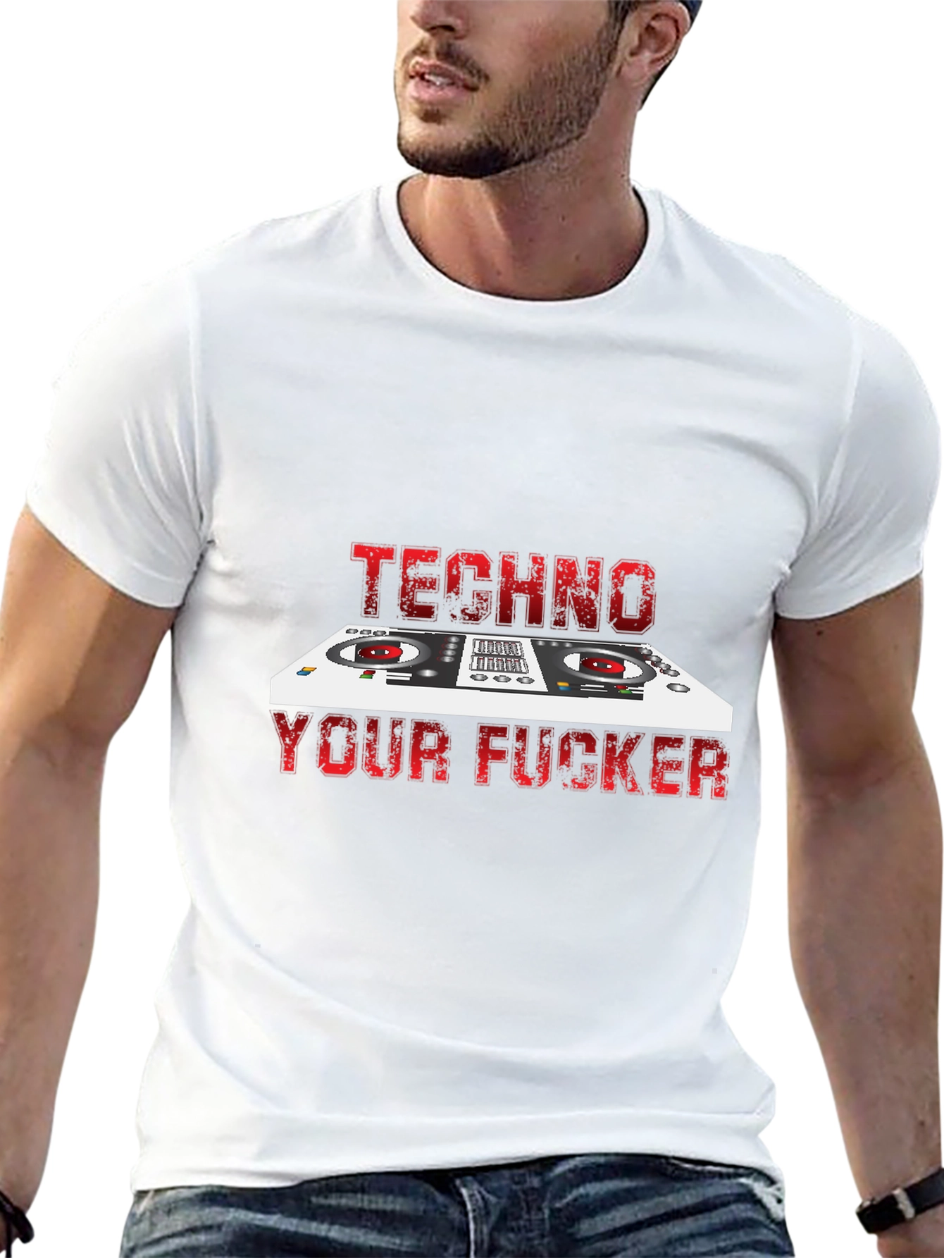Techno Your F*cker T-Shirt - DJ Style